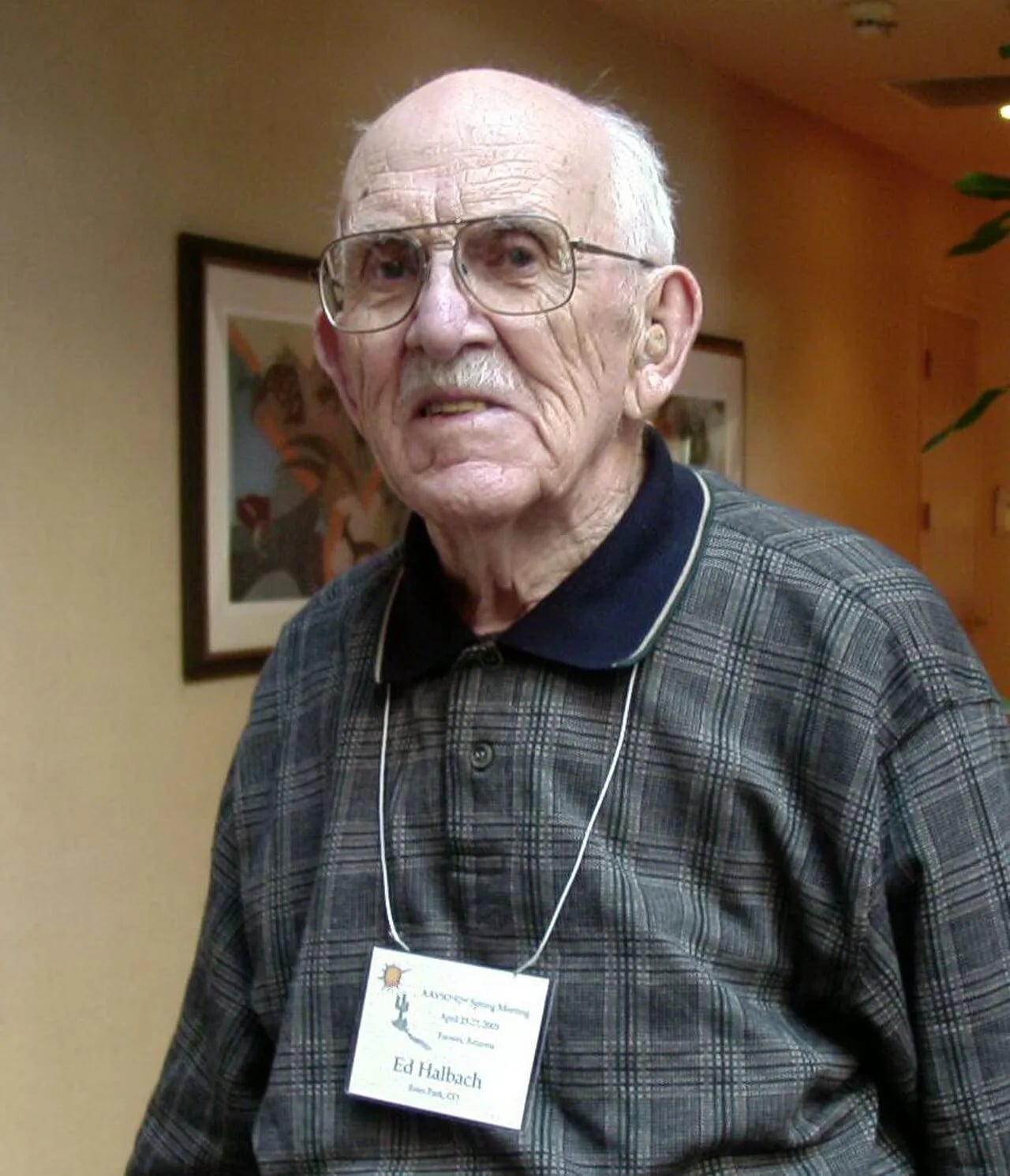 Portrait of Edward A. Halbach (1909–2011) – memorial page