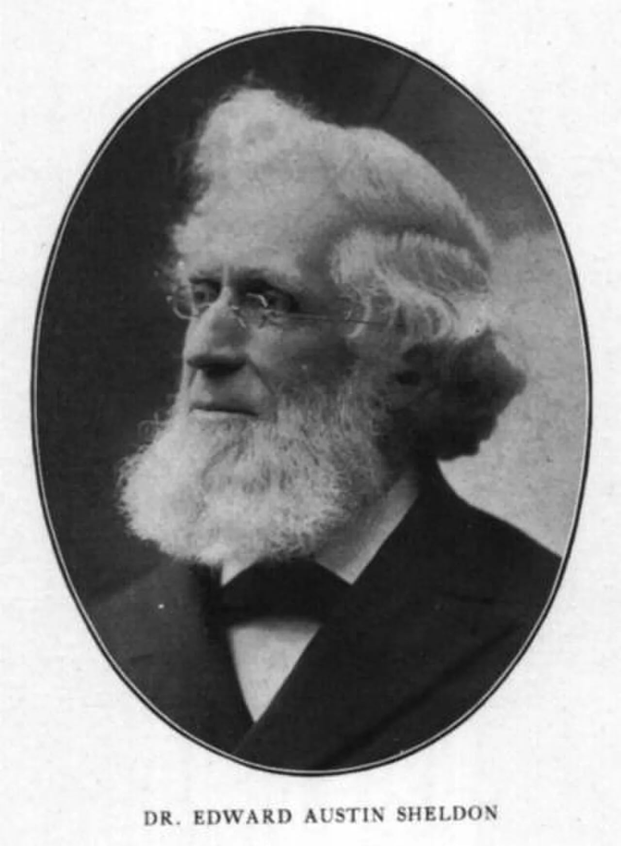 Porträt von Edward Austin Sheldon (1823–1897) – Gedenkseite