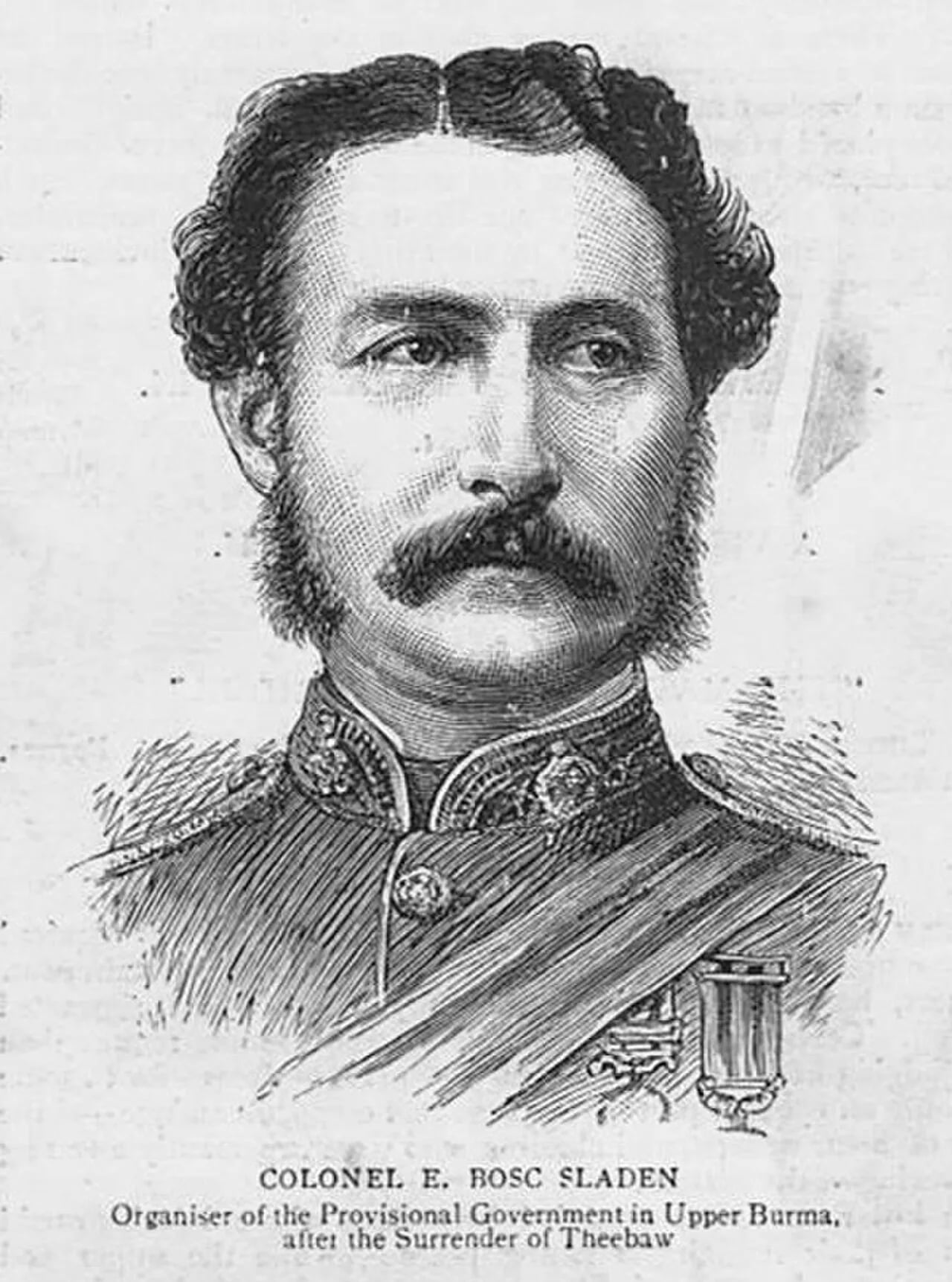 Portrait of Edward Bosc Sladen (1827–1890) – memorial page