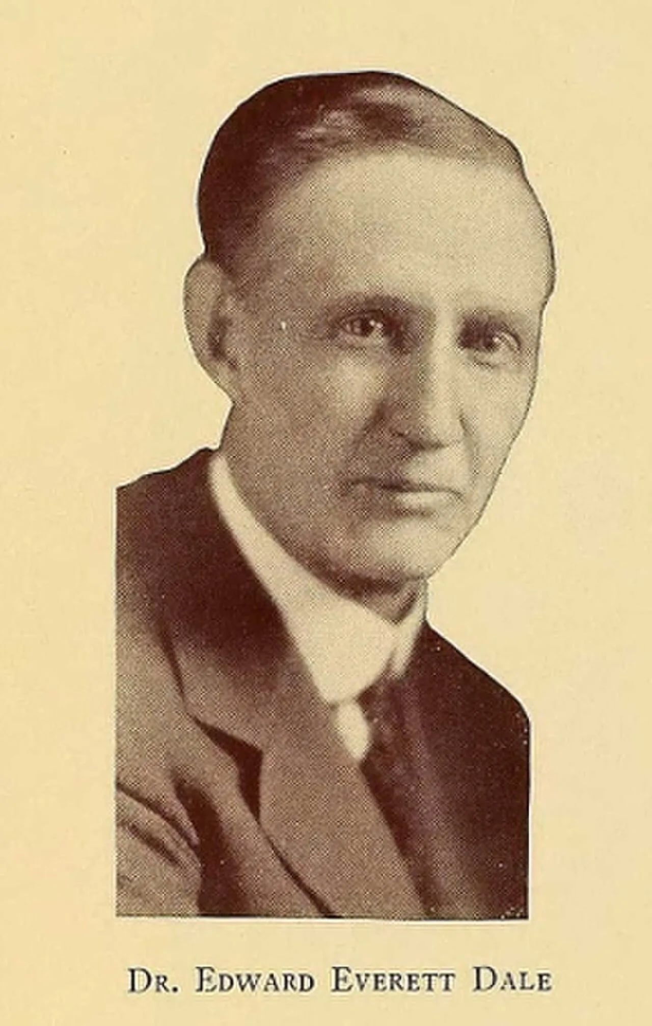 Portrait of Edward Everett Dale (1879–1972) – memorial page