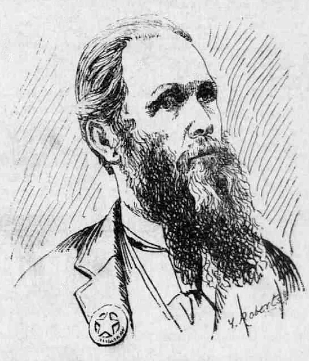 Porträt von Edward Griffin Hitchcock (1837–1898) – Gedenkseite