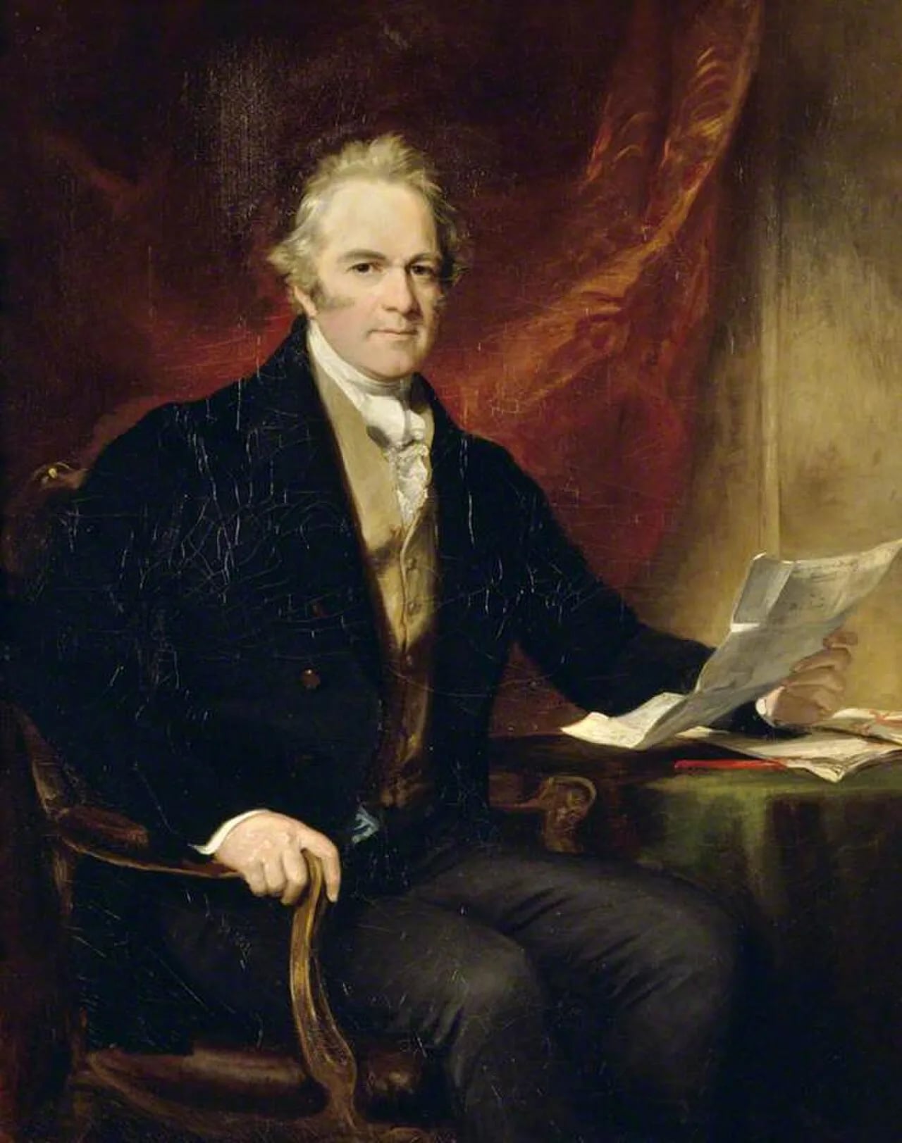 Porträt von Edward Herbert, 2nd Earl of Powis (1785–1848) – Gedenkseite