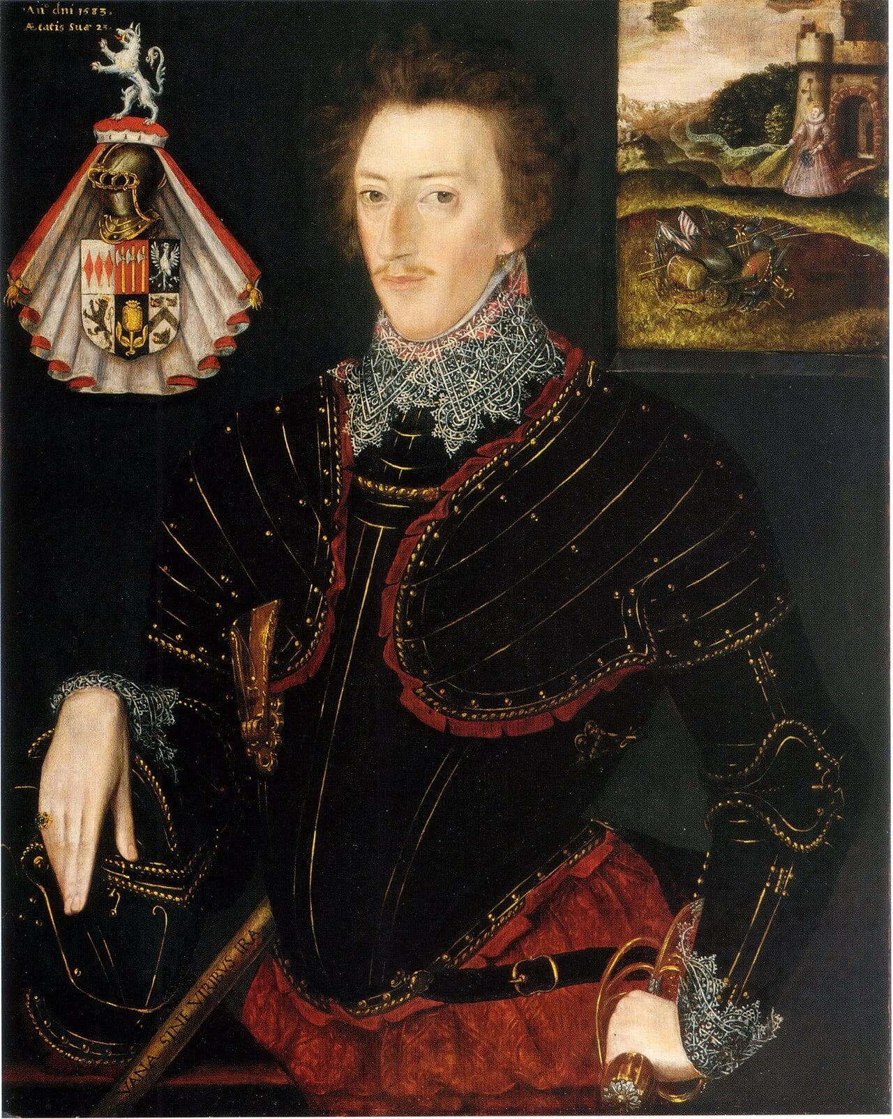 Portrait of Edward Hoby (1560–1617) – memorial page