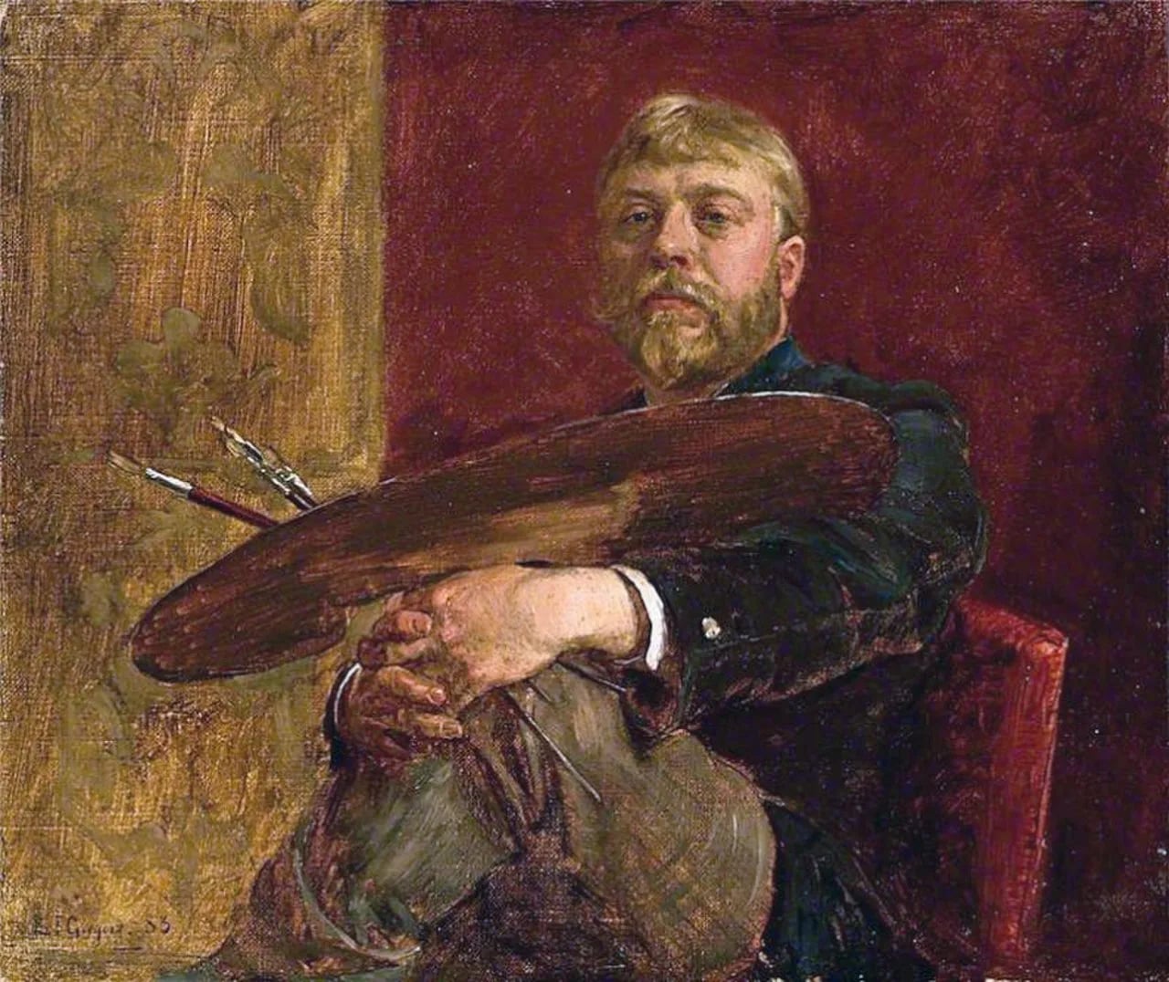Portrait of Edward John Gregory (1850–1909) – memorial page