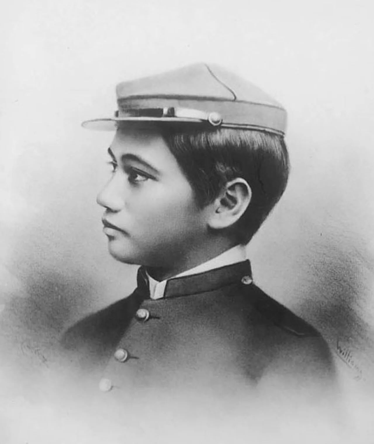 Portrait of Edward Keliʻiahonui (1869–1887) – memorial page
