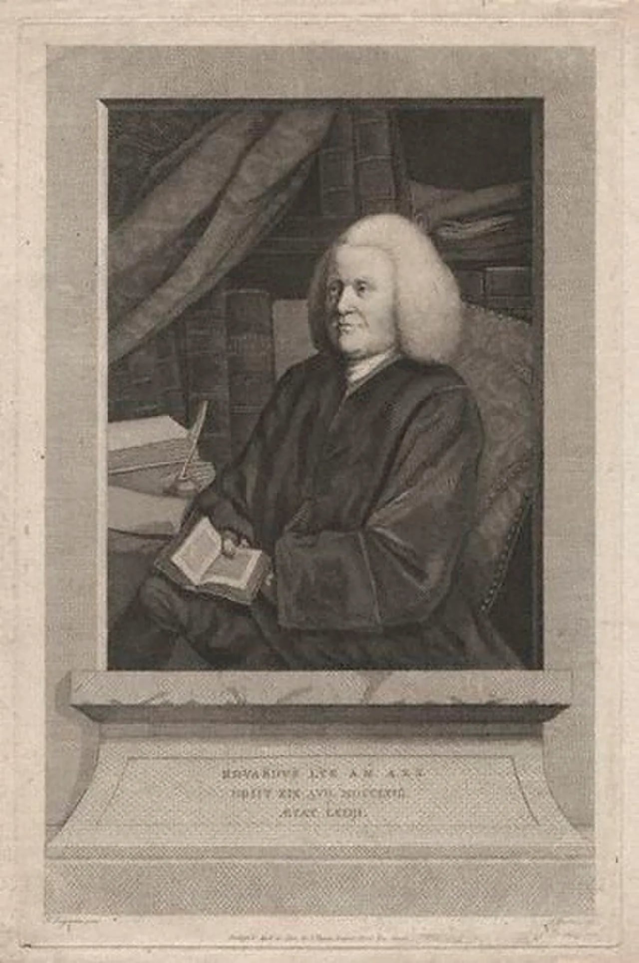 Porträt von Edward Lye (1694–1767) – Gedenkseite