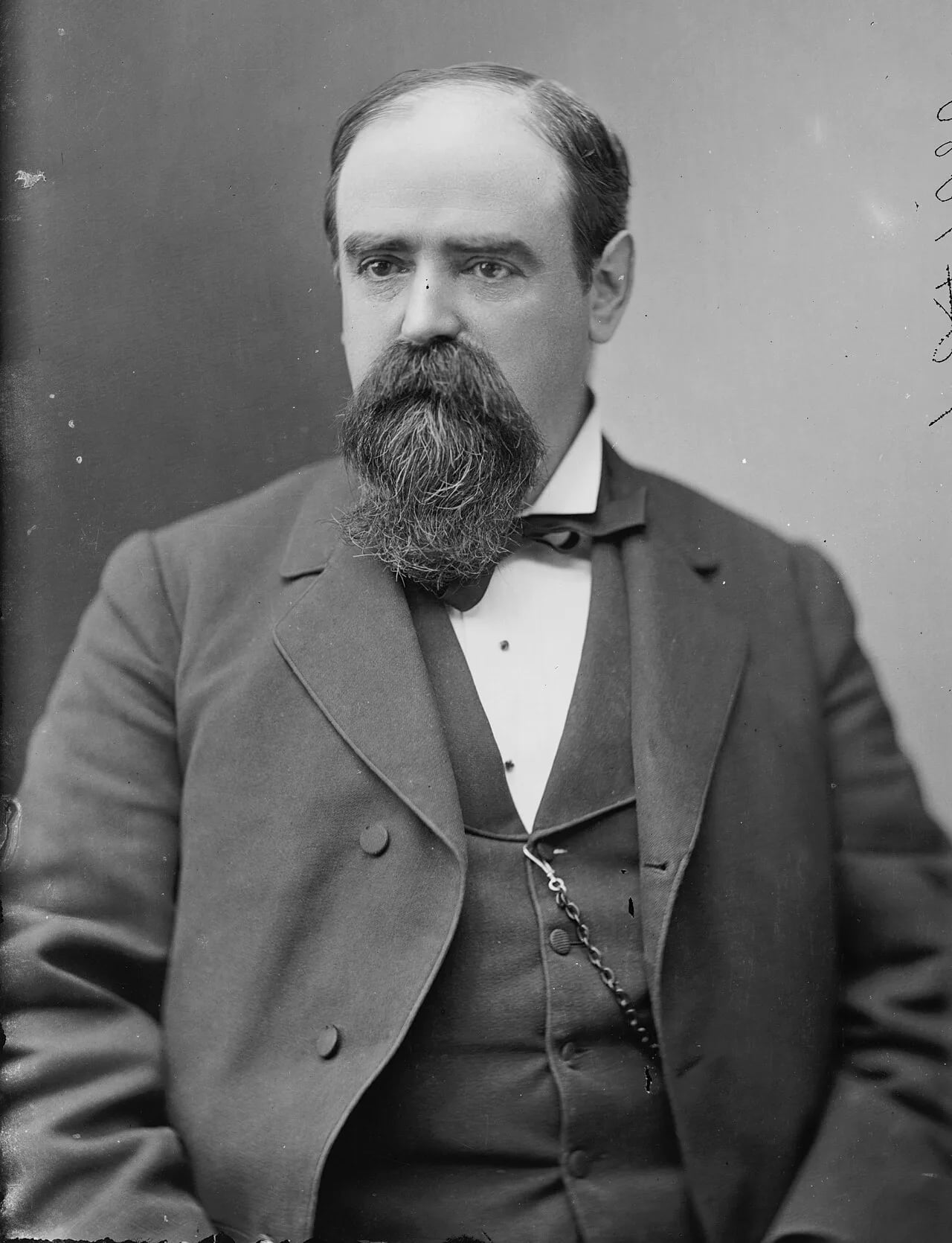 Porträt von Edward Overton (1836–1903) – Gedenkseite