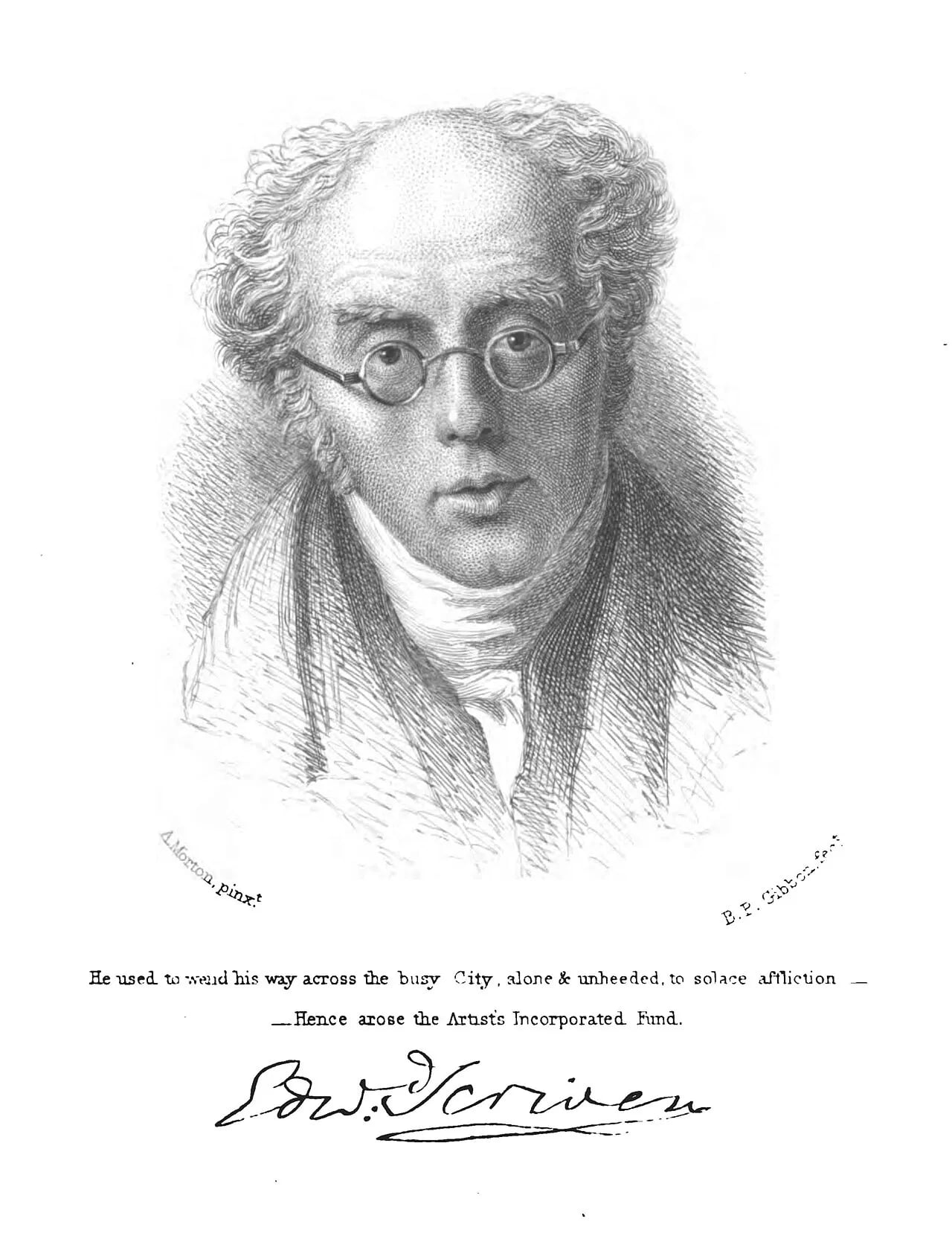 Portrait of Edward Scriven (1775–1841) – memorial page