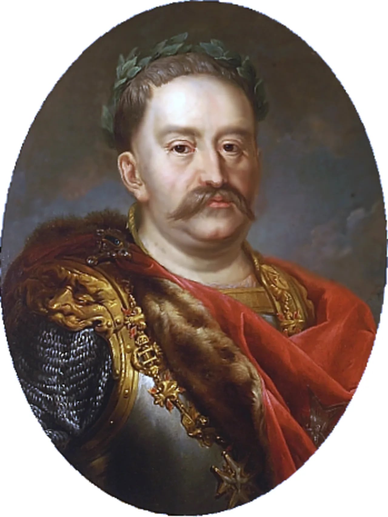 Porträt von Johann III. Sobieski (1629–1696) – Gedenkseite