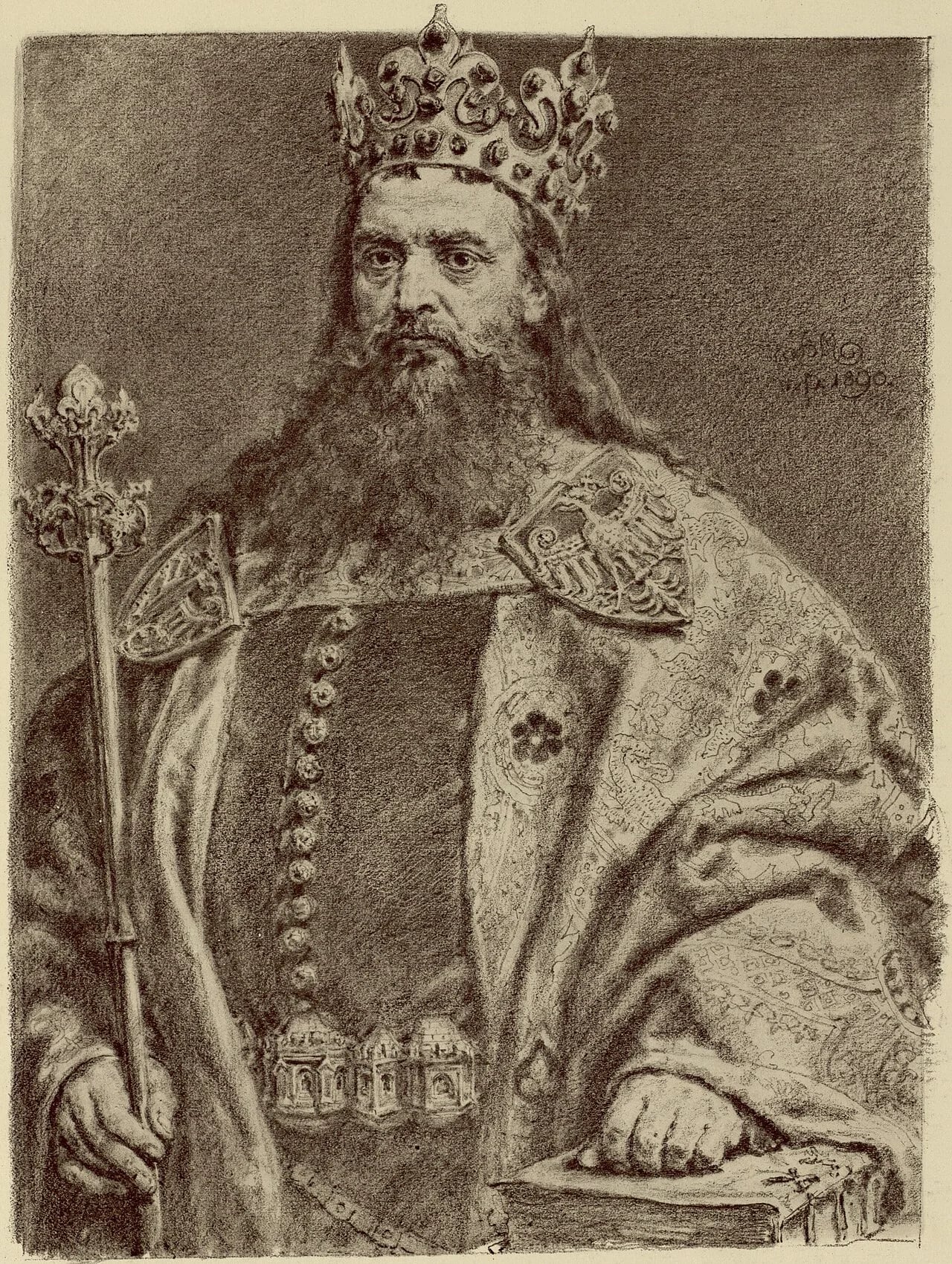 Portrait of Kasimir III. (1310–1370) – memorial page