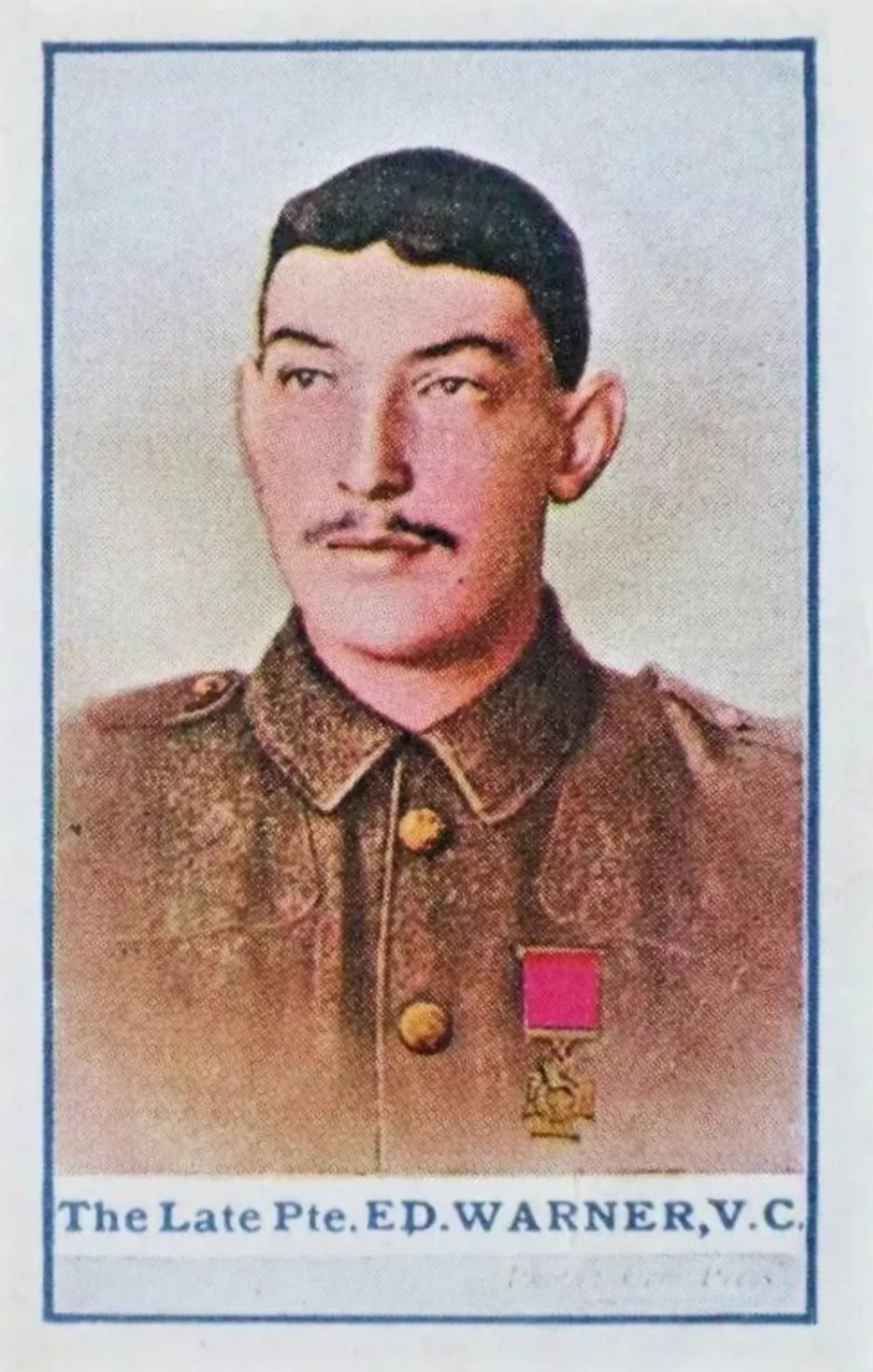 Porträt von Edward Warner (1883–1915) – Gedenkseite