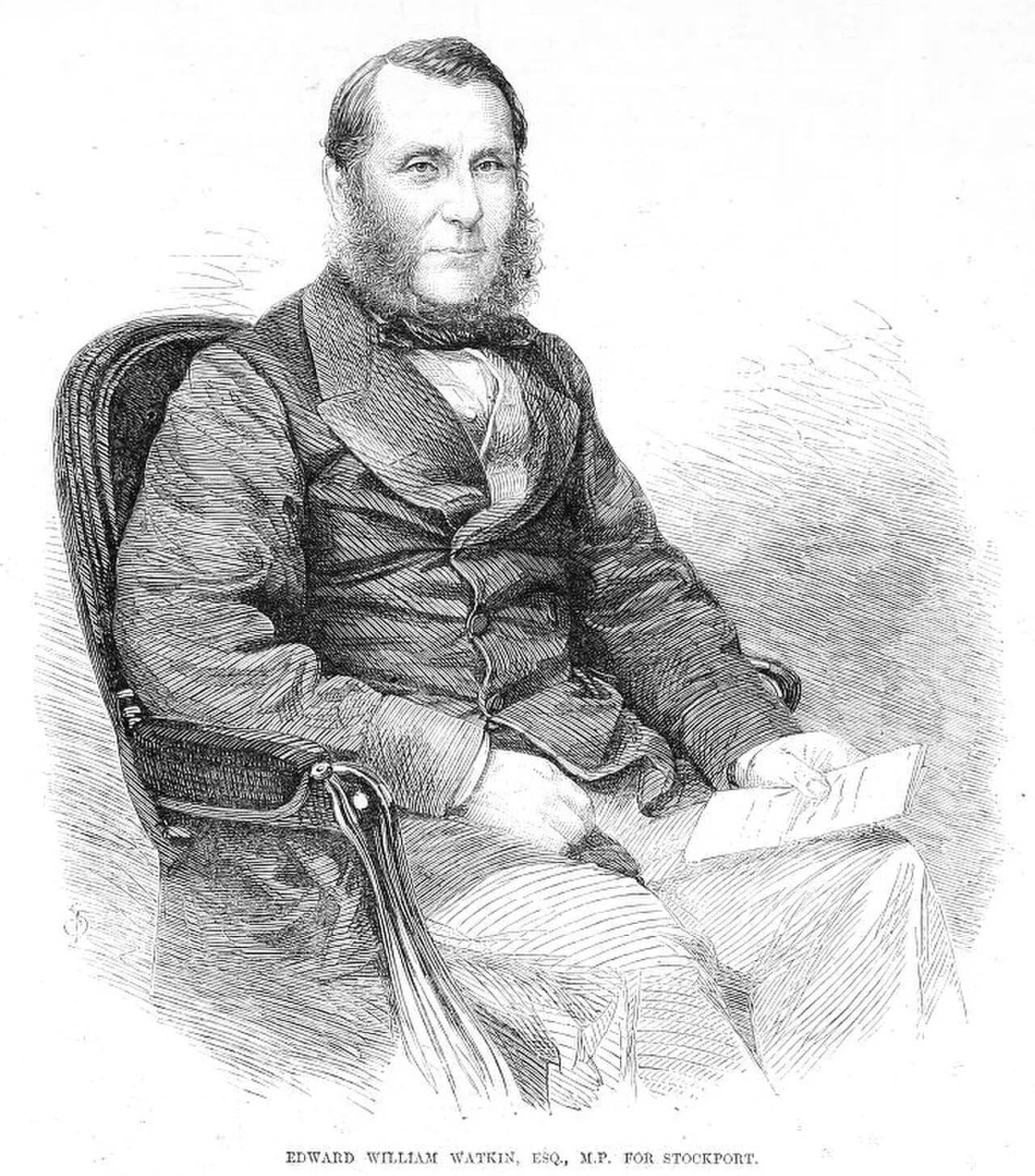 Portrait of Edward Watkin (1819–1901) – memorial page