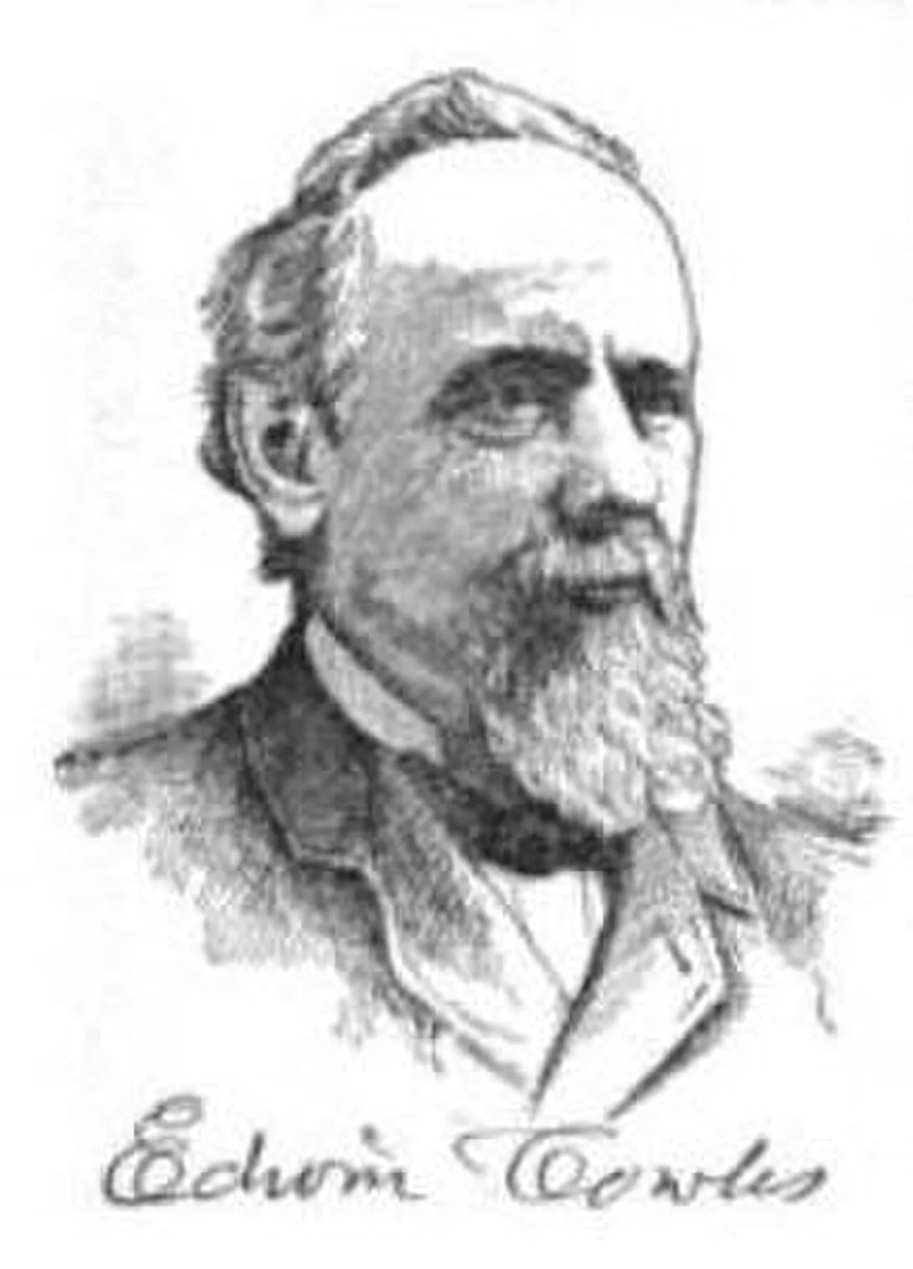 Portrait of Edwin Cowles (1825–1890) – memorial page