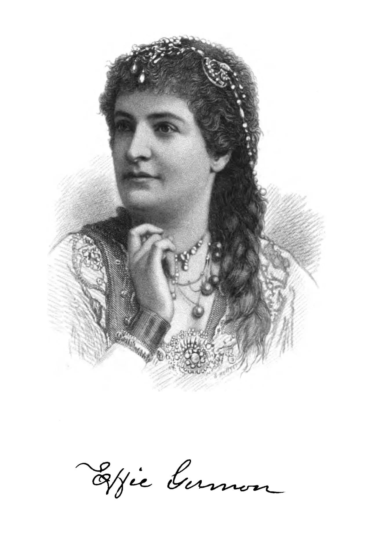 Portrait of Effie Germon (1845–1914) – memorial page