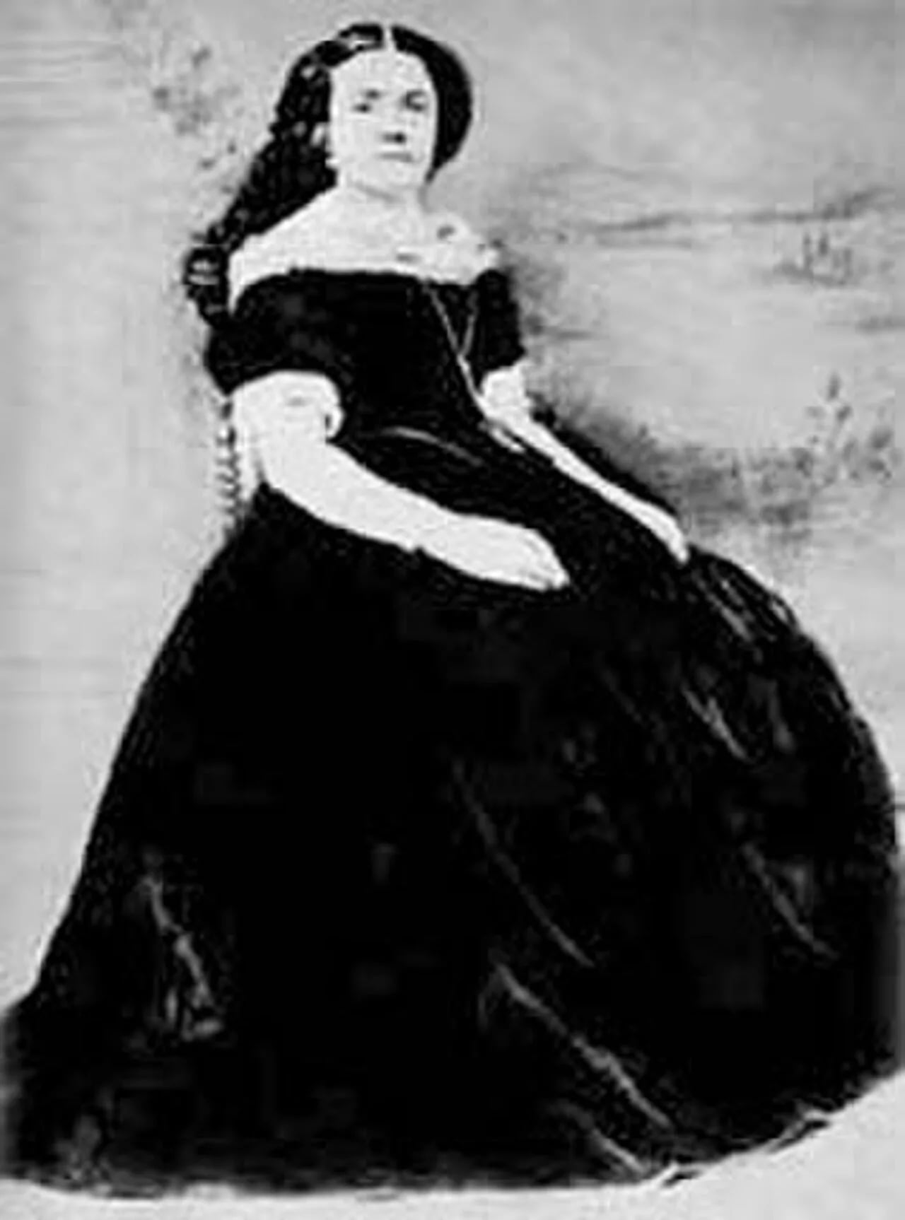 Porträt von Eilley Bowers (1826–1903) – Gedenkseite