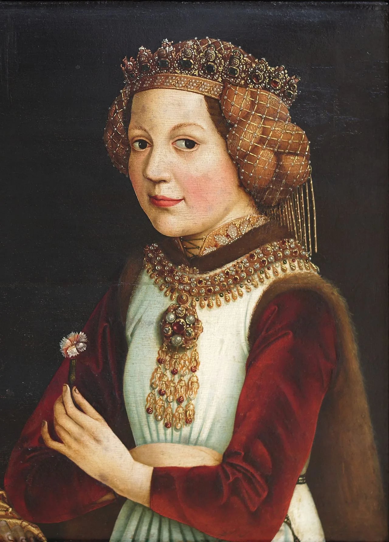 Porträt von Magdalena von Valois (1443–1495) – Gedenkseite
