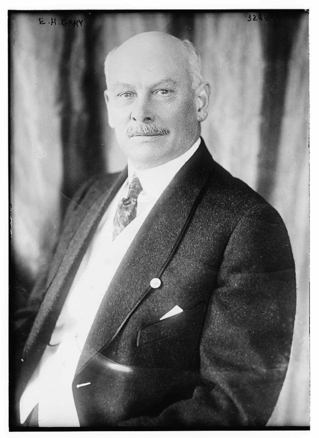 Porträt von Elbert Henry Gary (1846–1927) – Gedenkseite
