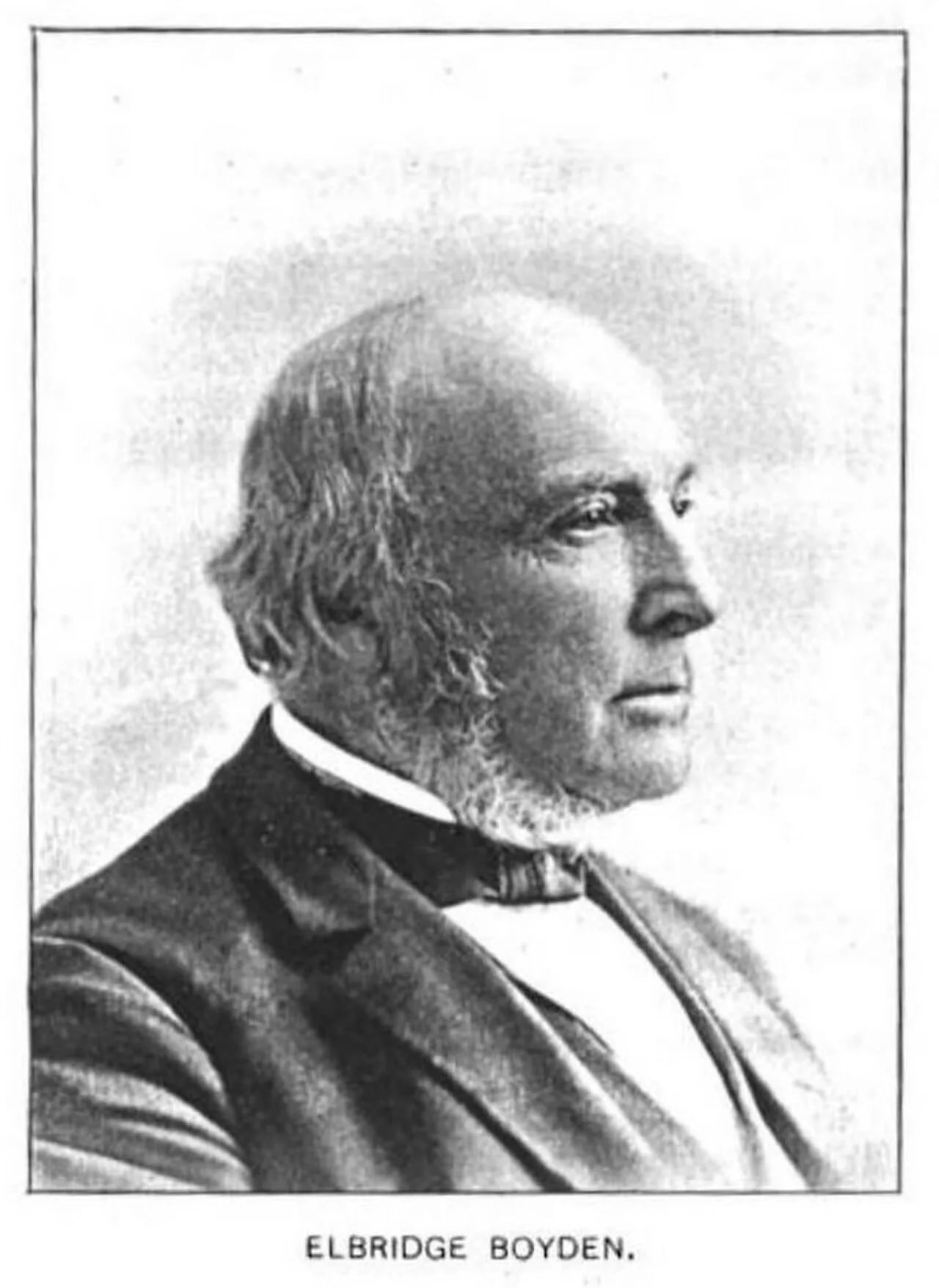 Porträt von Elbridge Boyden (1810–1898) – Gedenkseite