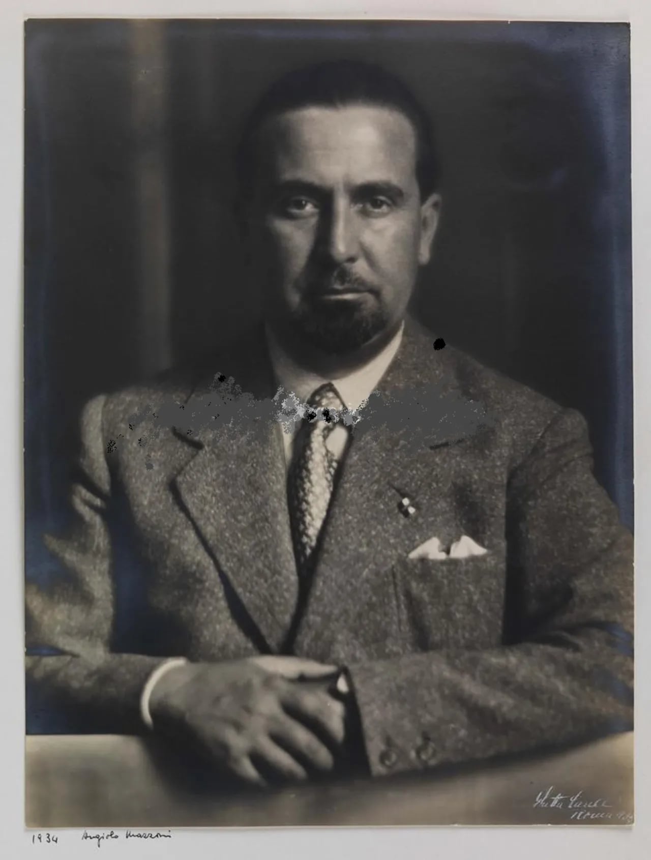 Porträt von Angiolo Mazzoni (1894–1979) – Gedenkseite