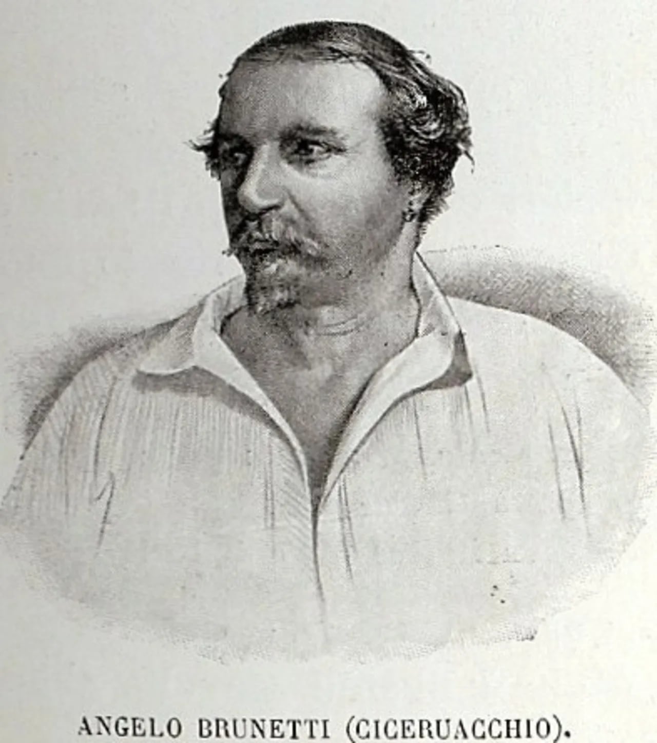 Porträt von Angelo Brunetti (1800–1849) – Gedenkseite