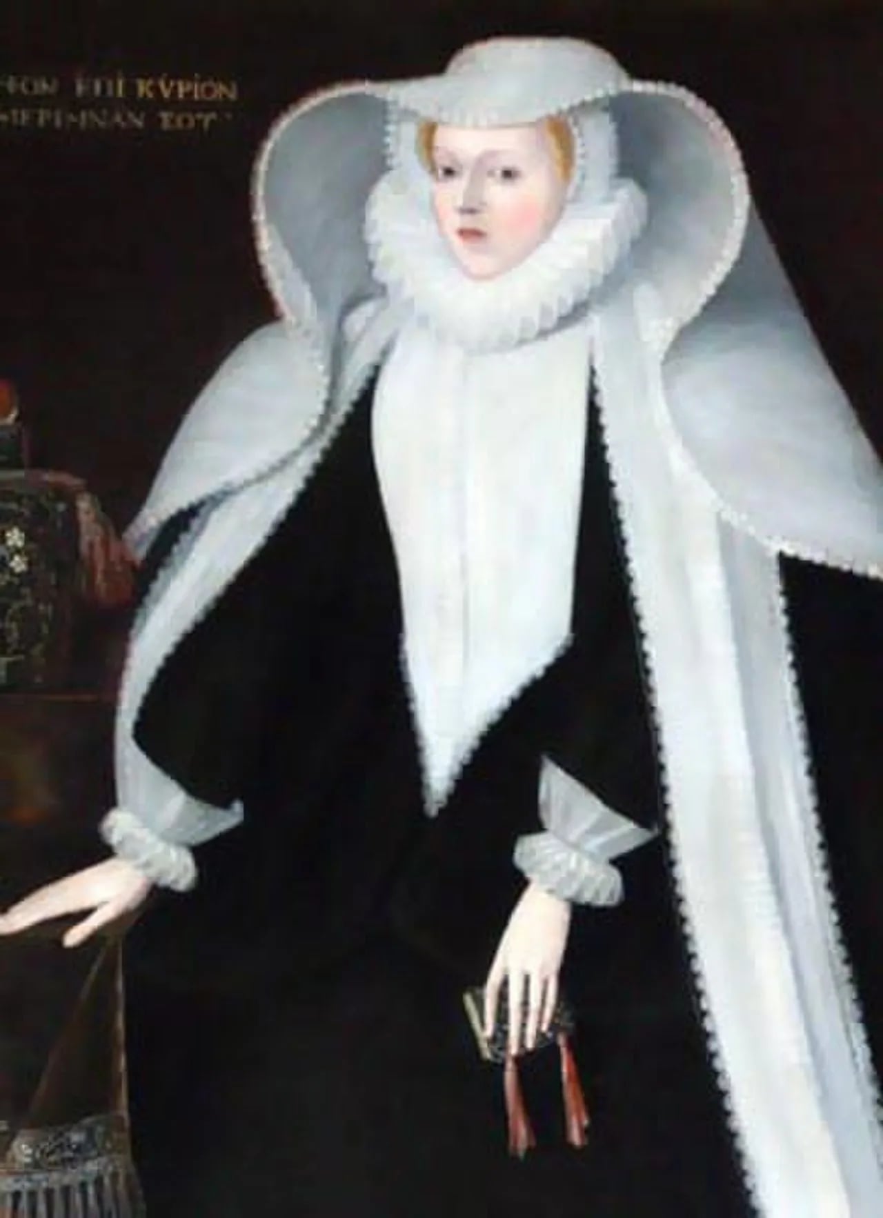 Porträt von Elizabeth Hoby (1528–1609) – Gedenkseite