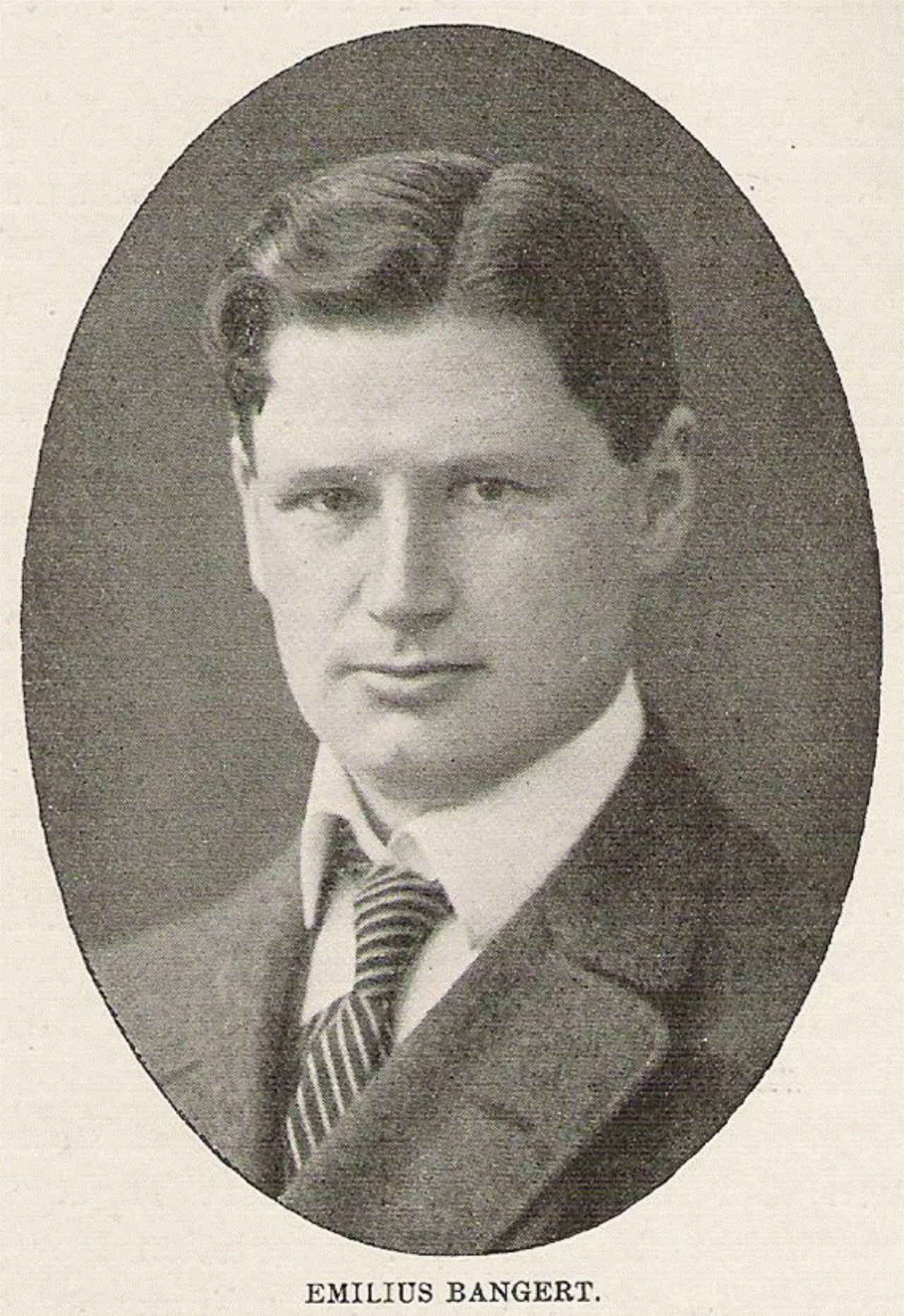 Porträt von Emilius Bangert (1883–1962) – Gedenkseite