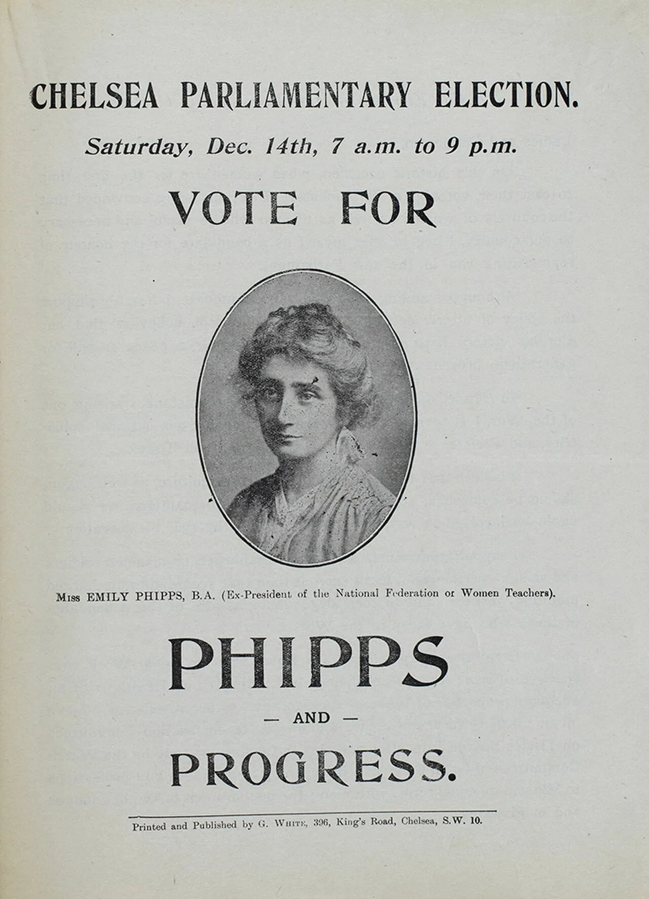 Porträt von Emily Frost Phipps (1865–1943) – Gedenkseite