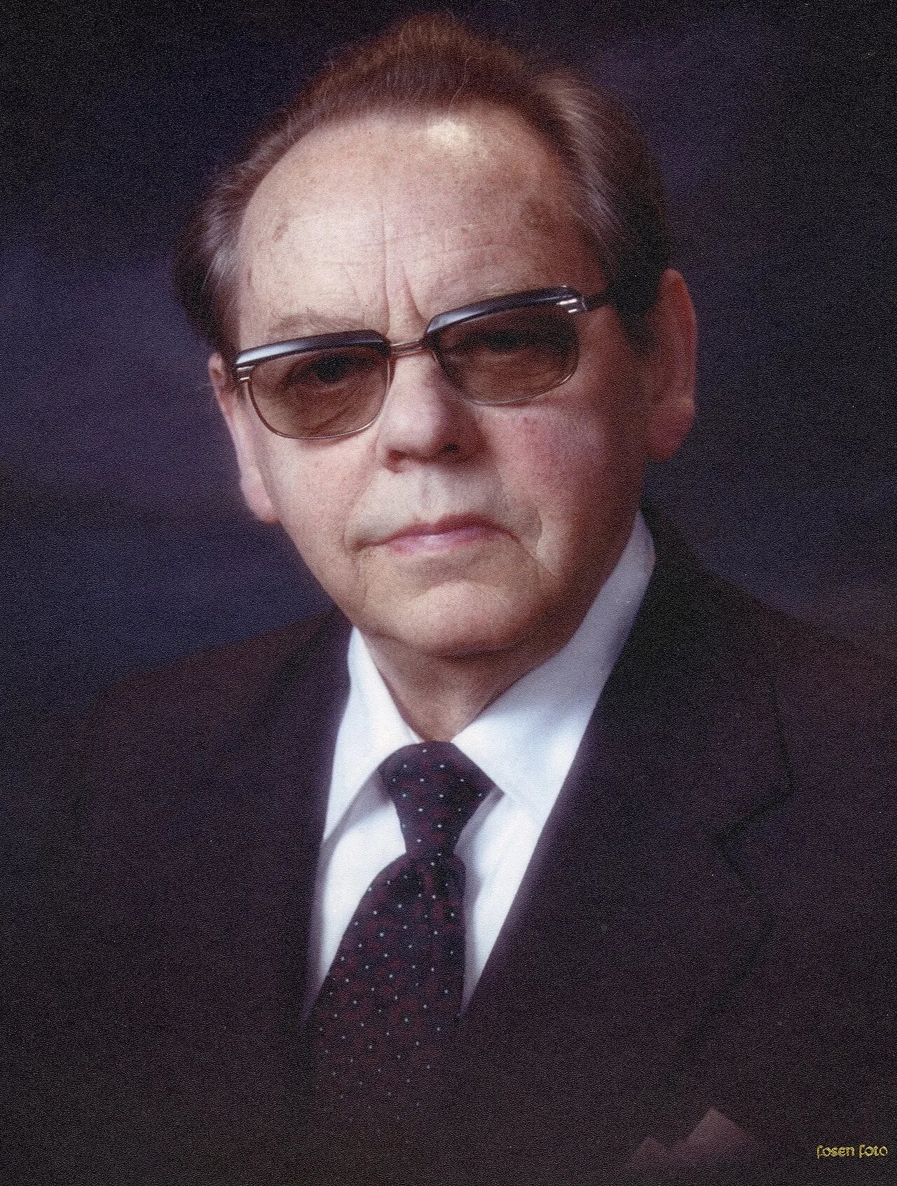 Portrait of Johan Bakken (1908–1984) – memorial page