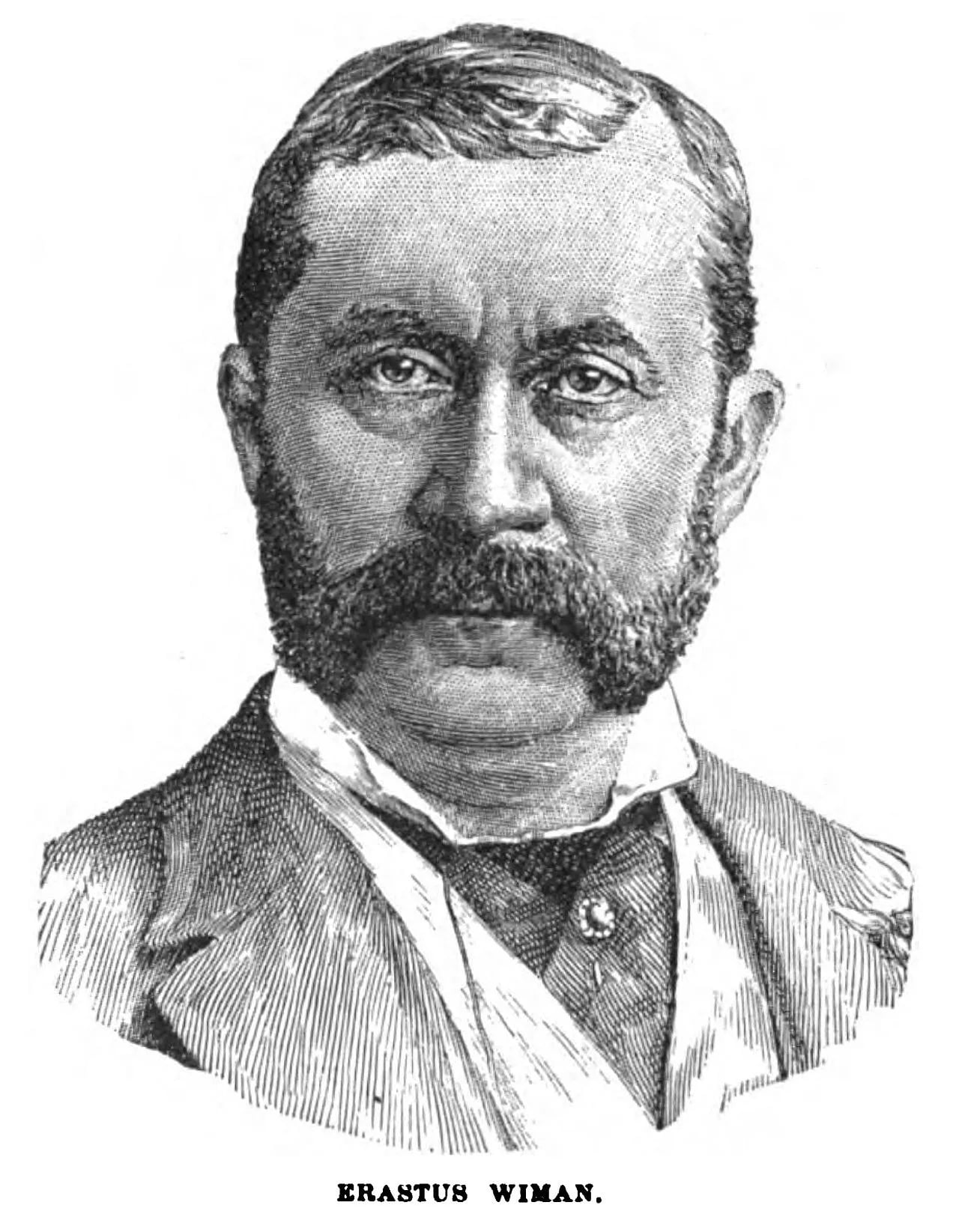Porträt von Erastus Wiman (1834–1904) – Gedenkseite
