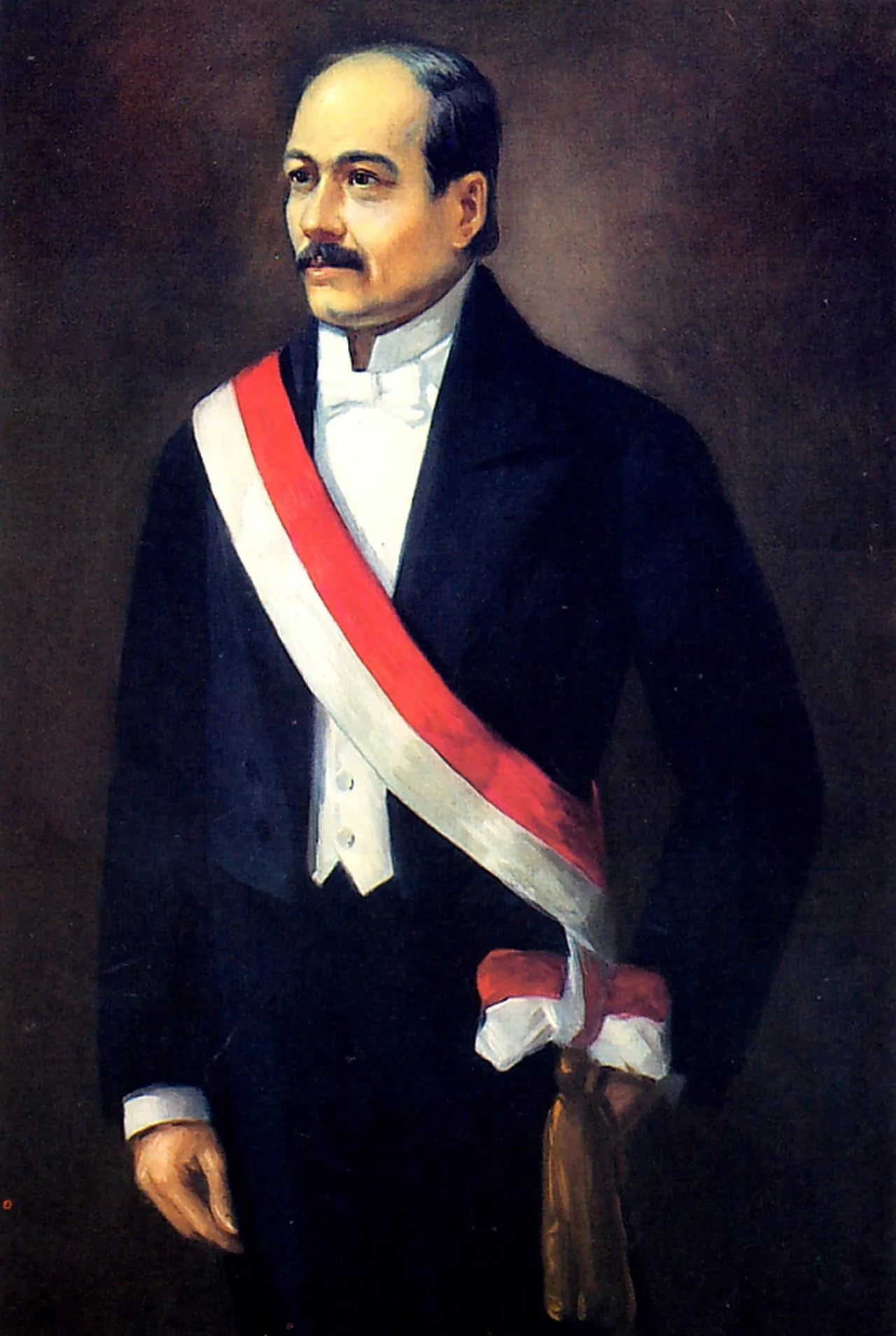 Porträt von Domingo Elías (1805–1867) – Gedenkseite
