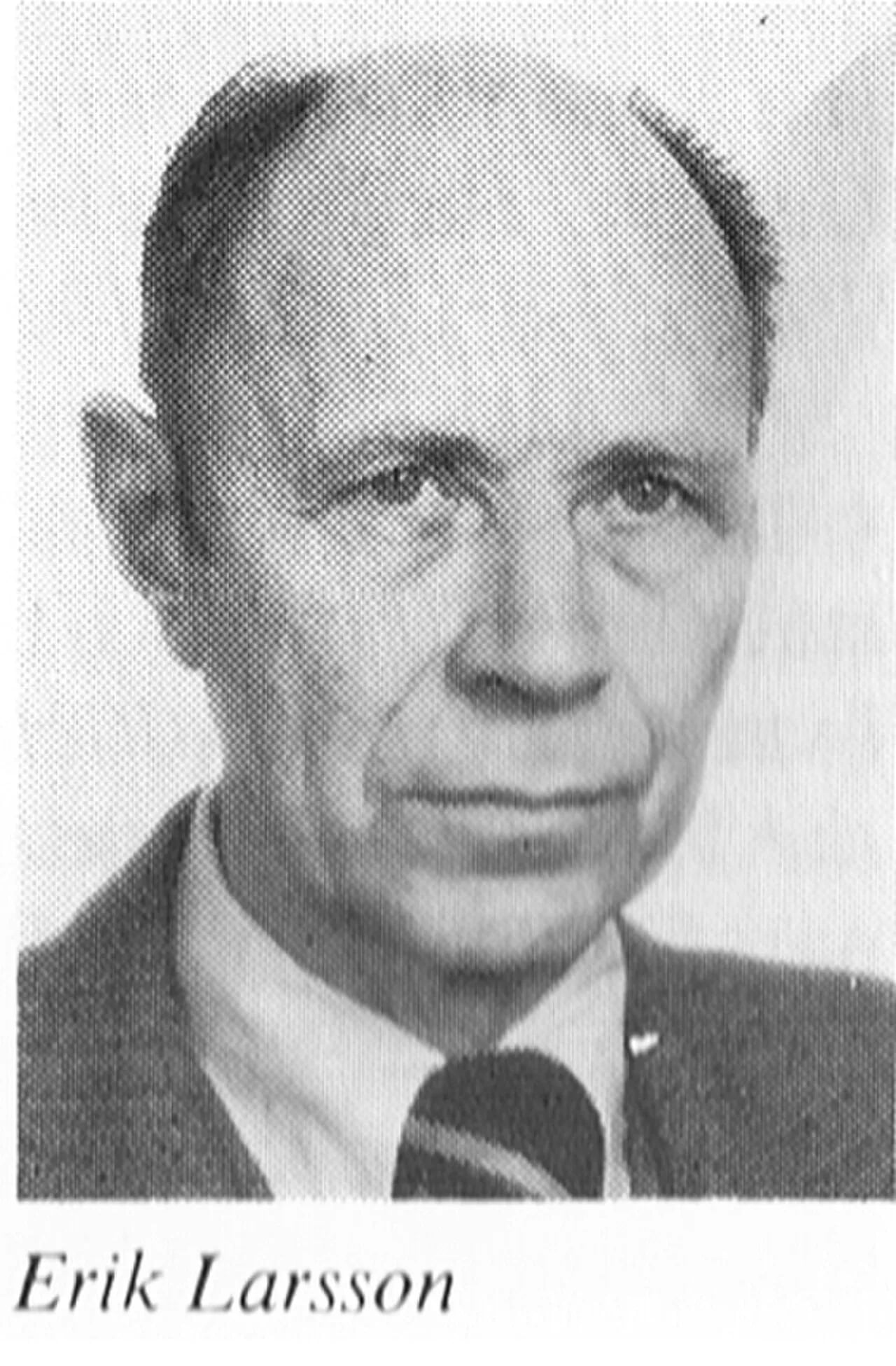 Porträt von Erik Larsson (1918–2005) – Gedenkseite