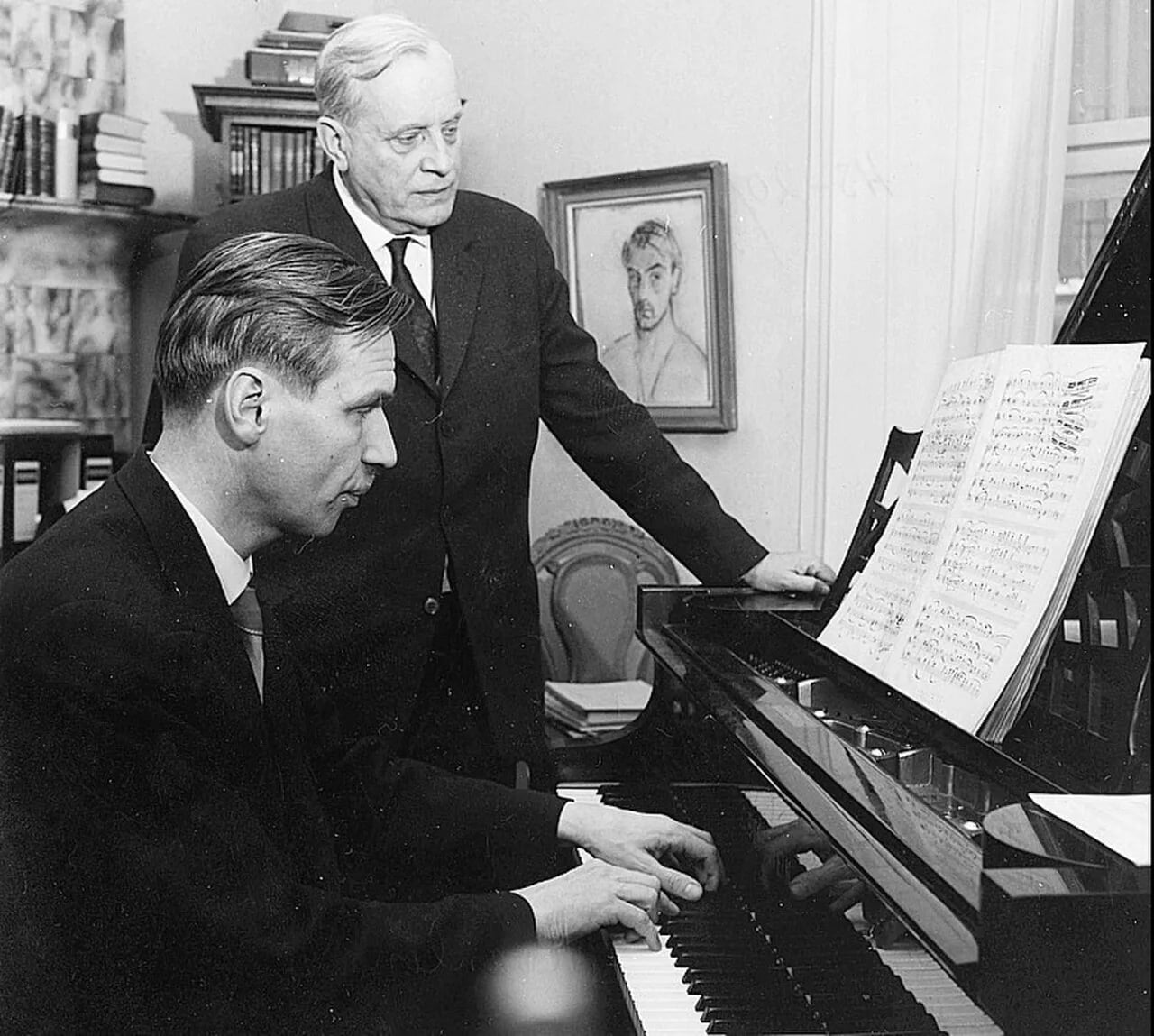 Portrait of Erik Tawaststjerna (1916–1993) – memorial page