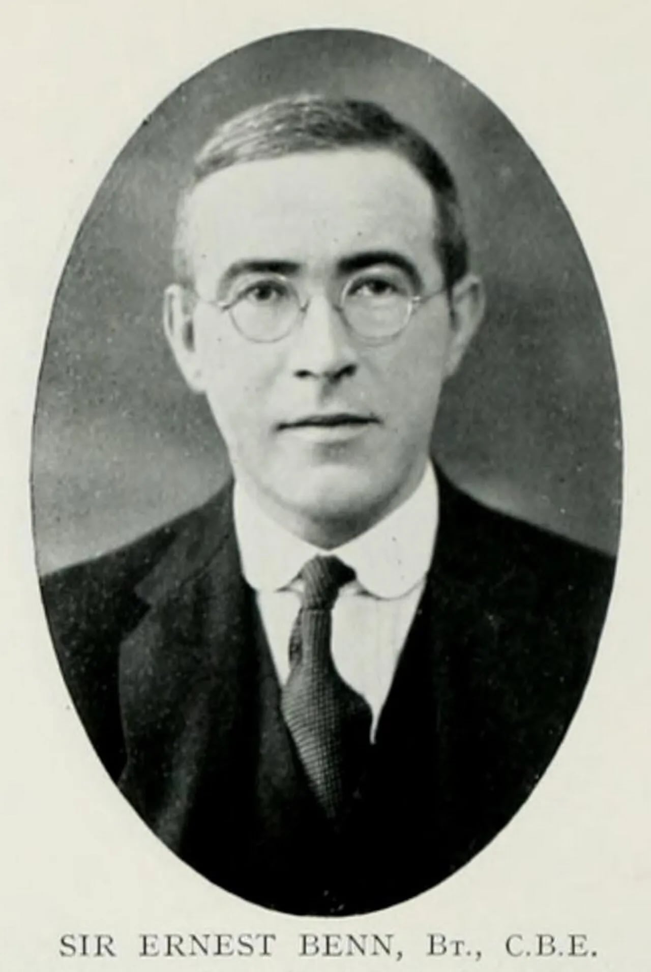 Porträt von Ernest Benn (1875–1954) – Gedenkseite