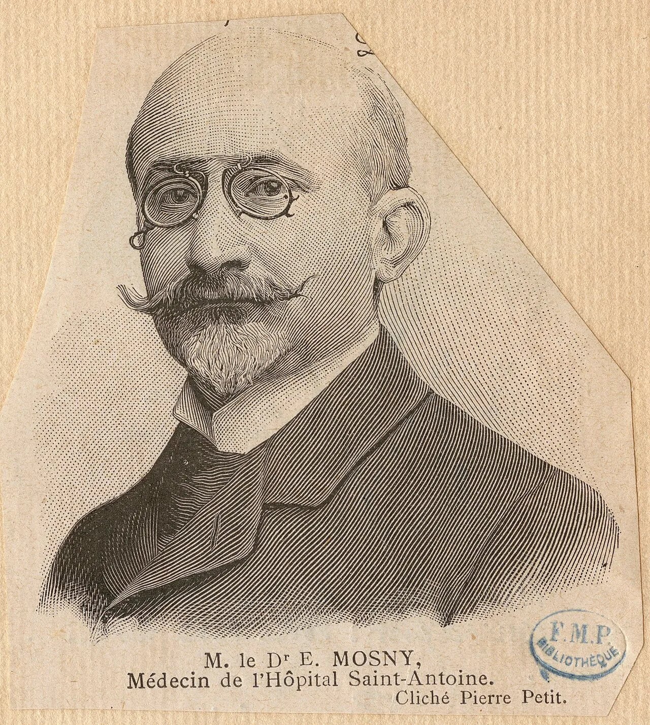 Porträt von Ernest Mosny (1861–1918) – Gedenkseite