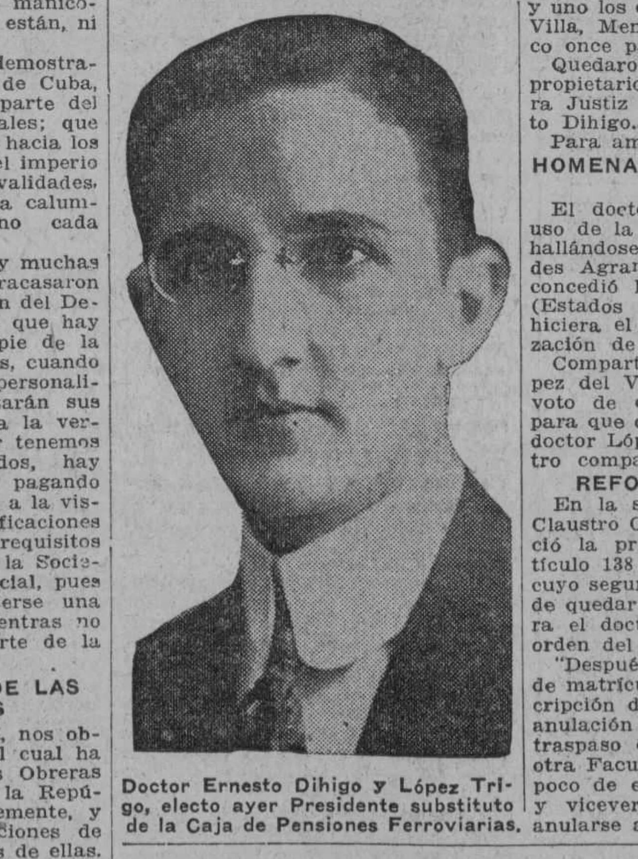 Porträt von Ernesto Dihigo (1896–1991) – Gedenkseite