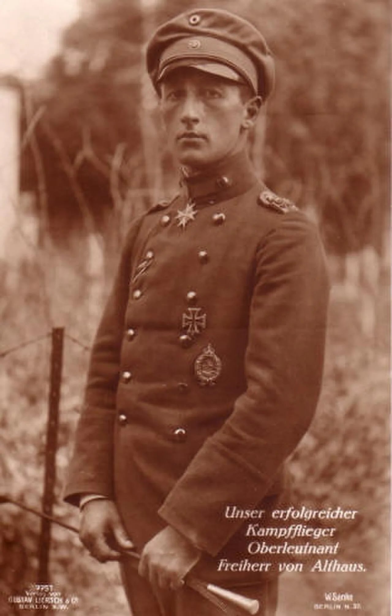 Porträt von Ernst von Althaus (1890–1946) – Gedenkseite