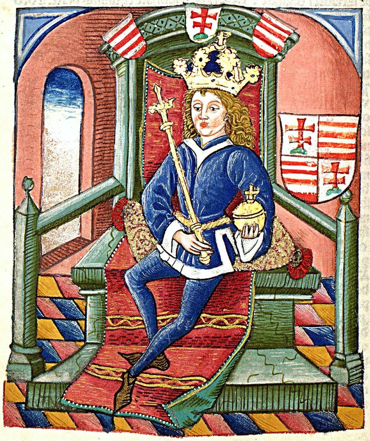 Porträt von Ludwig I. (1326–1382) – Gedenkseite
