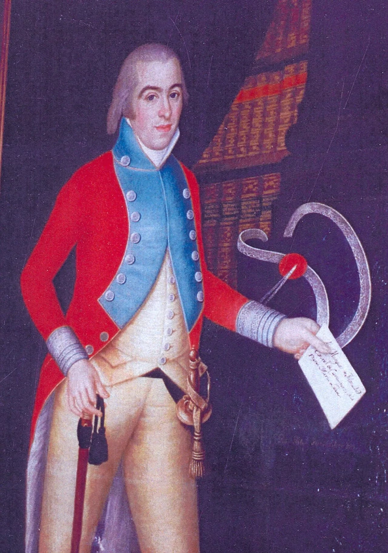 Porträt von Juan José Nieto Aguilar (1769–1851) – Gedenkseite