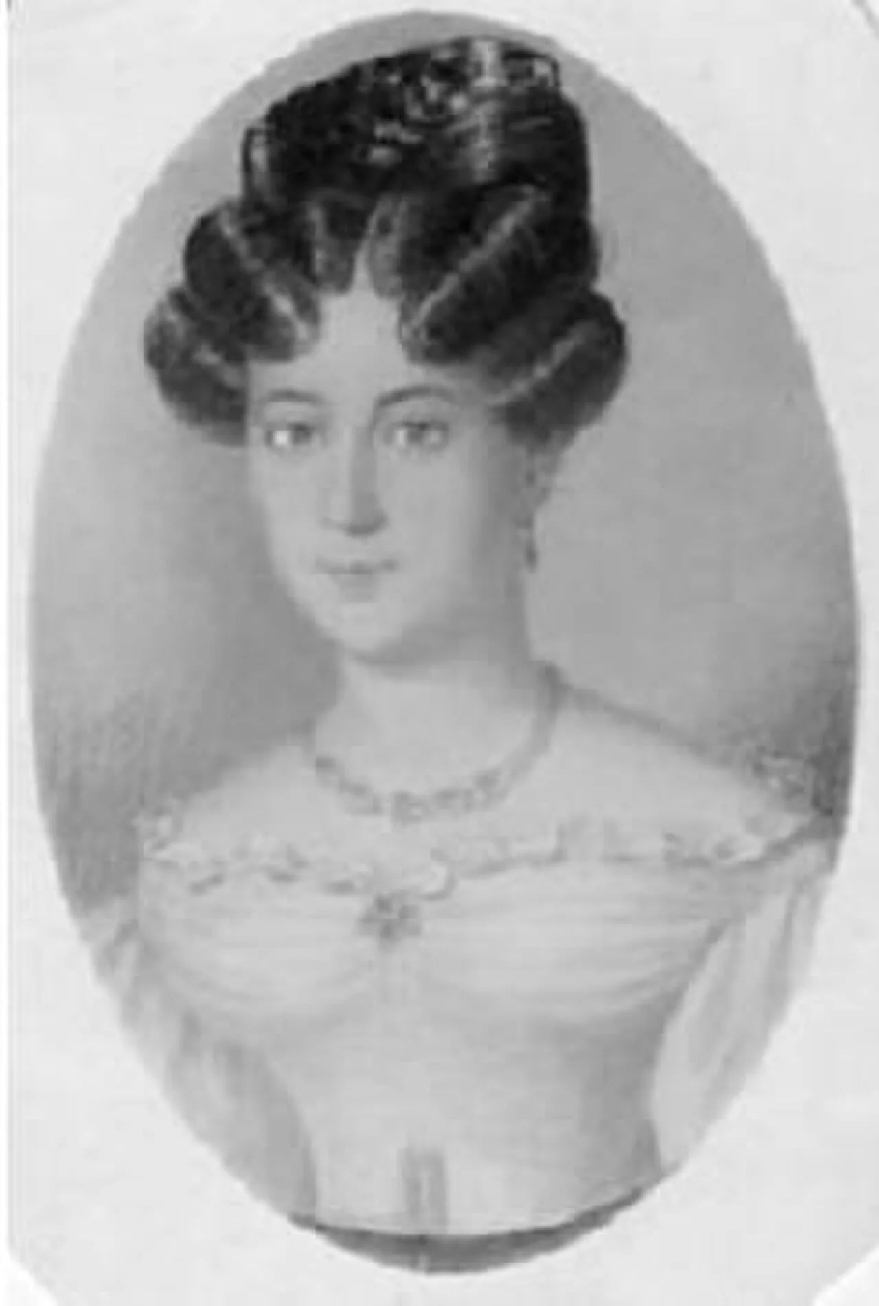 Porträt von Manuela Warnes y García de Zúñiga (1776–1858) – Gedenkseite