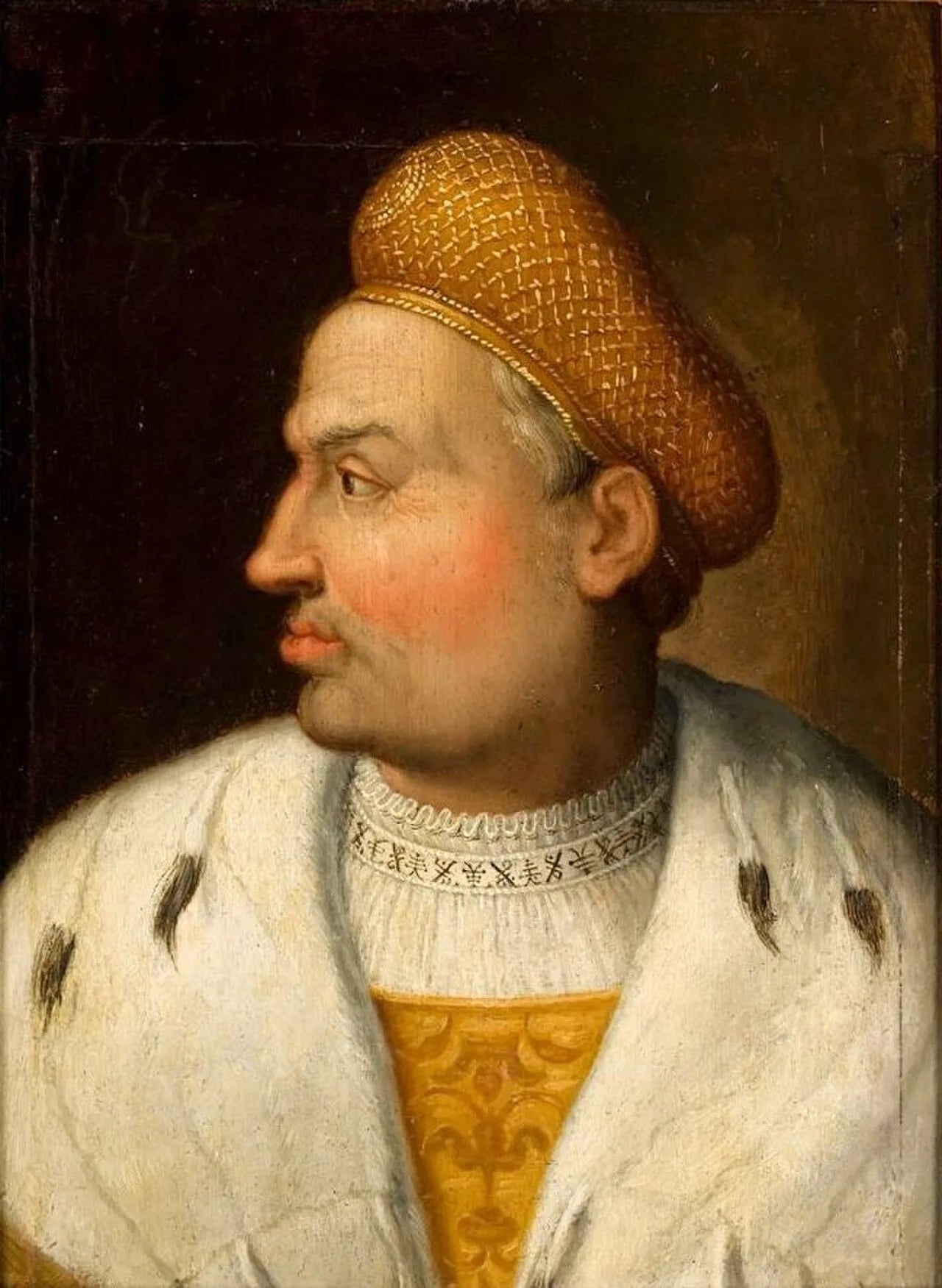 Porträt von Sigismund I. (1467–1548) – Gedenkseite