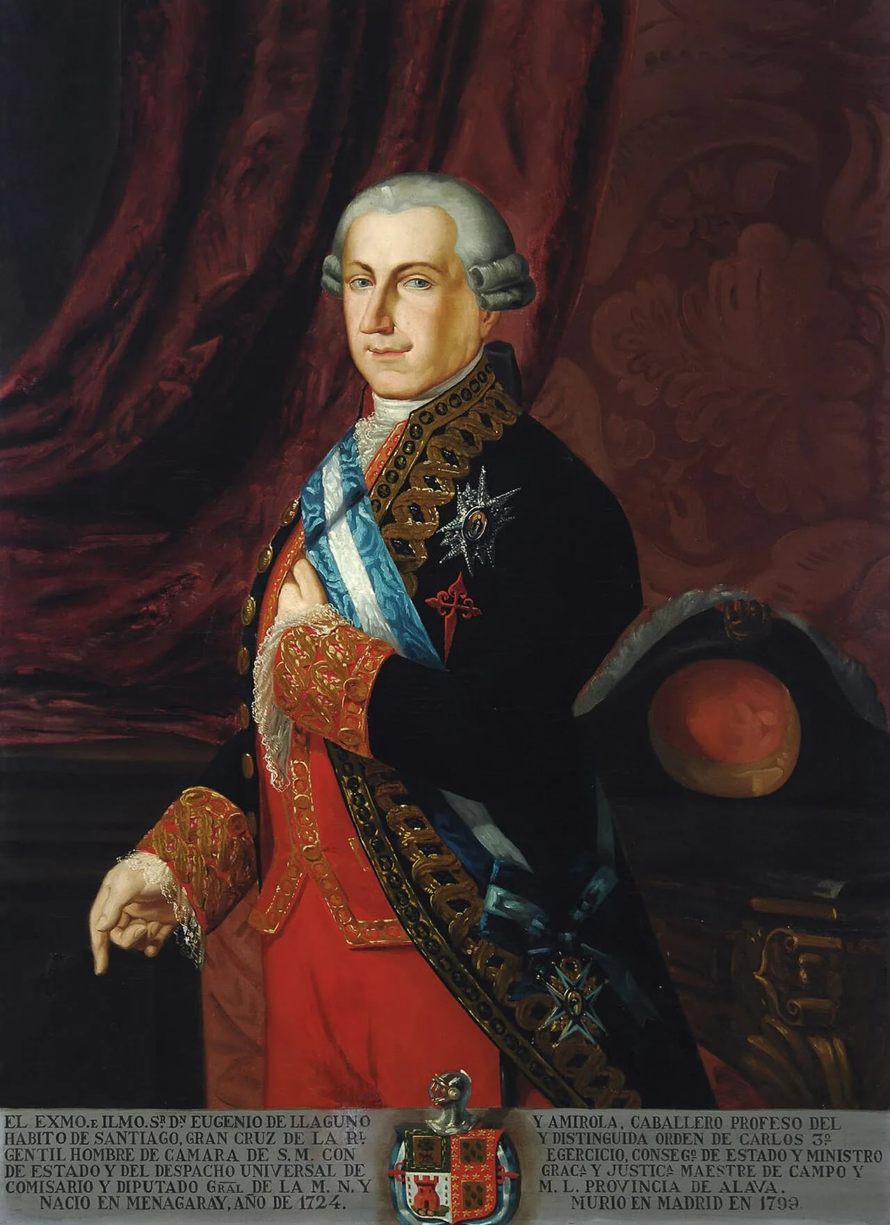 Portrait of Eugenio de Llaguno y Amírola (1724–1799) – memorial page