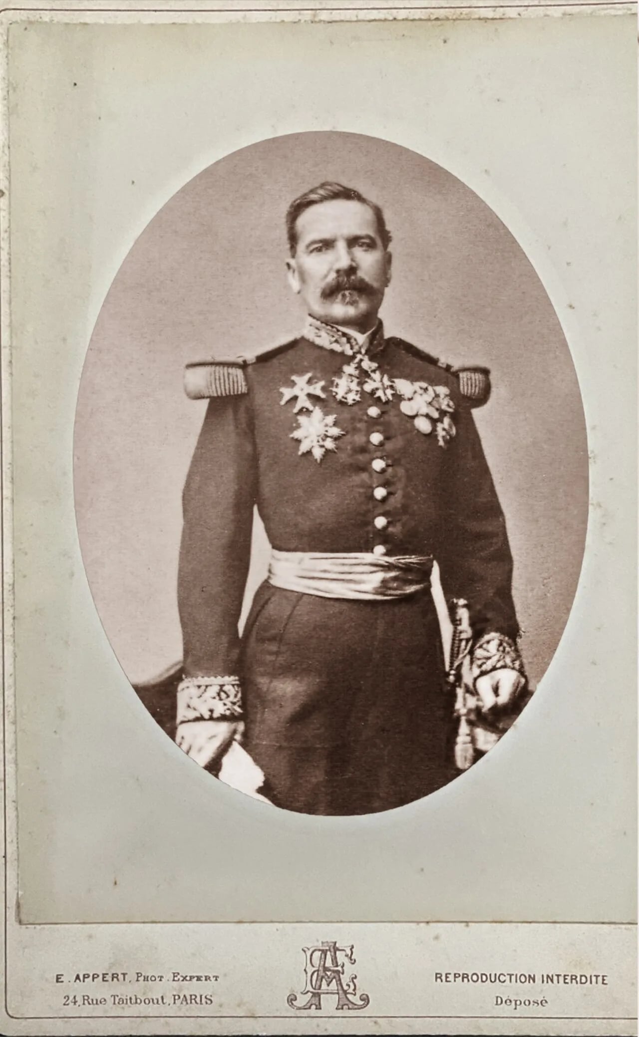 Portrait of Justin Clinchant (1820–1881) – memorial page