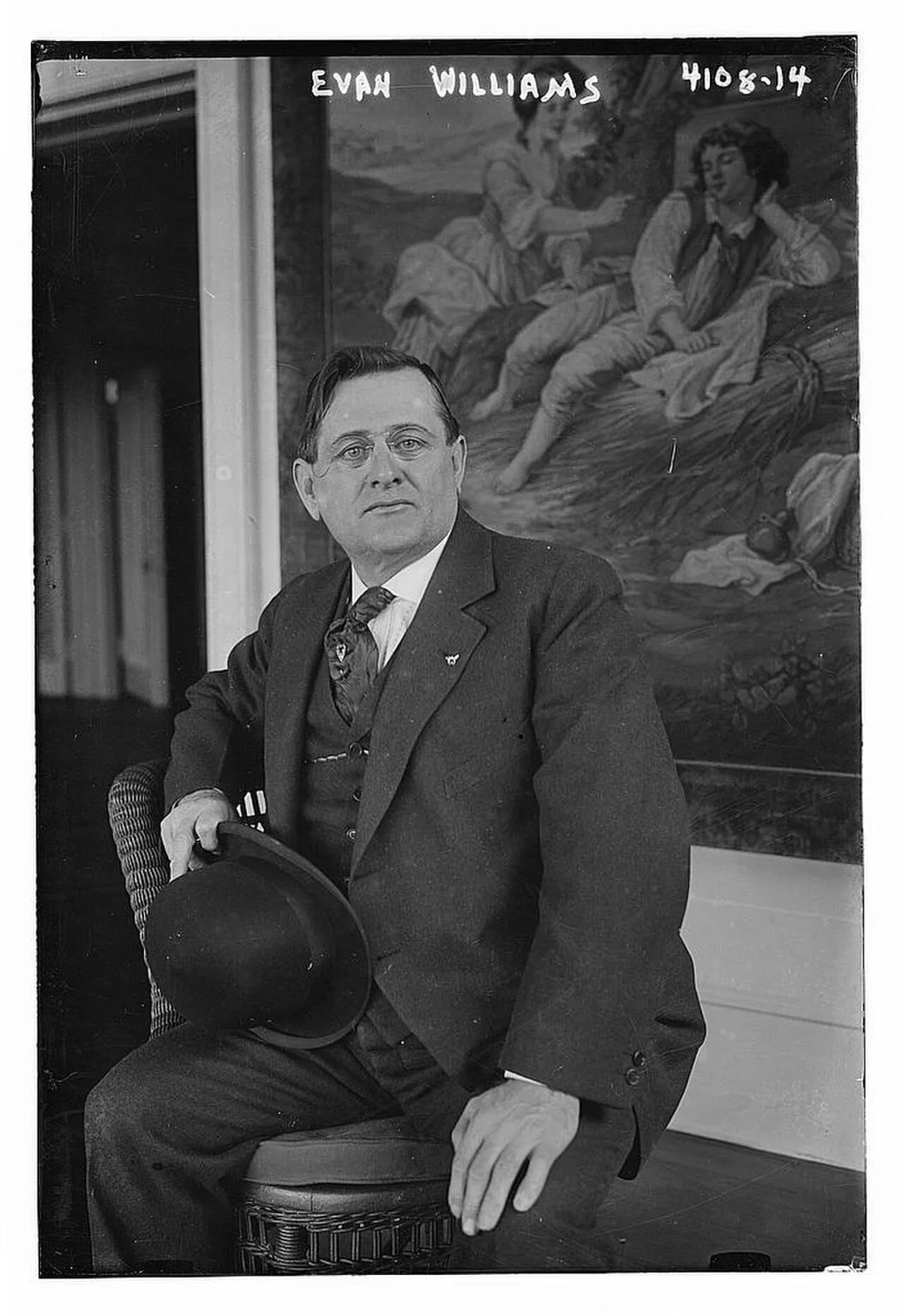 Portrait of Evan Williams (1867–1918) – memorial page
