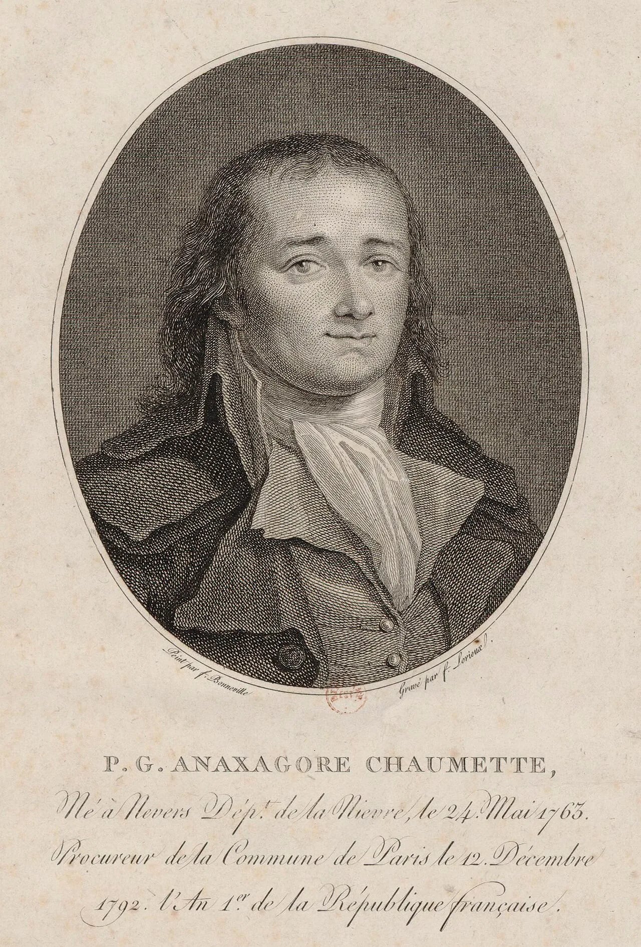 Portrait of Pierre-Gaspard Chaumette (1763–1794) – memorial page