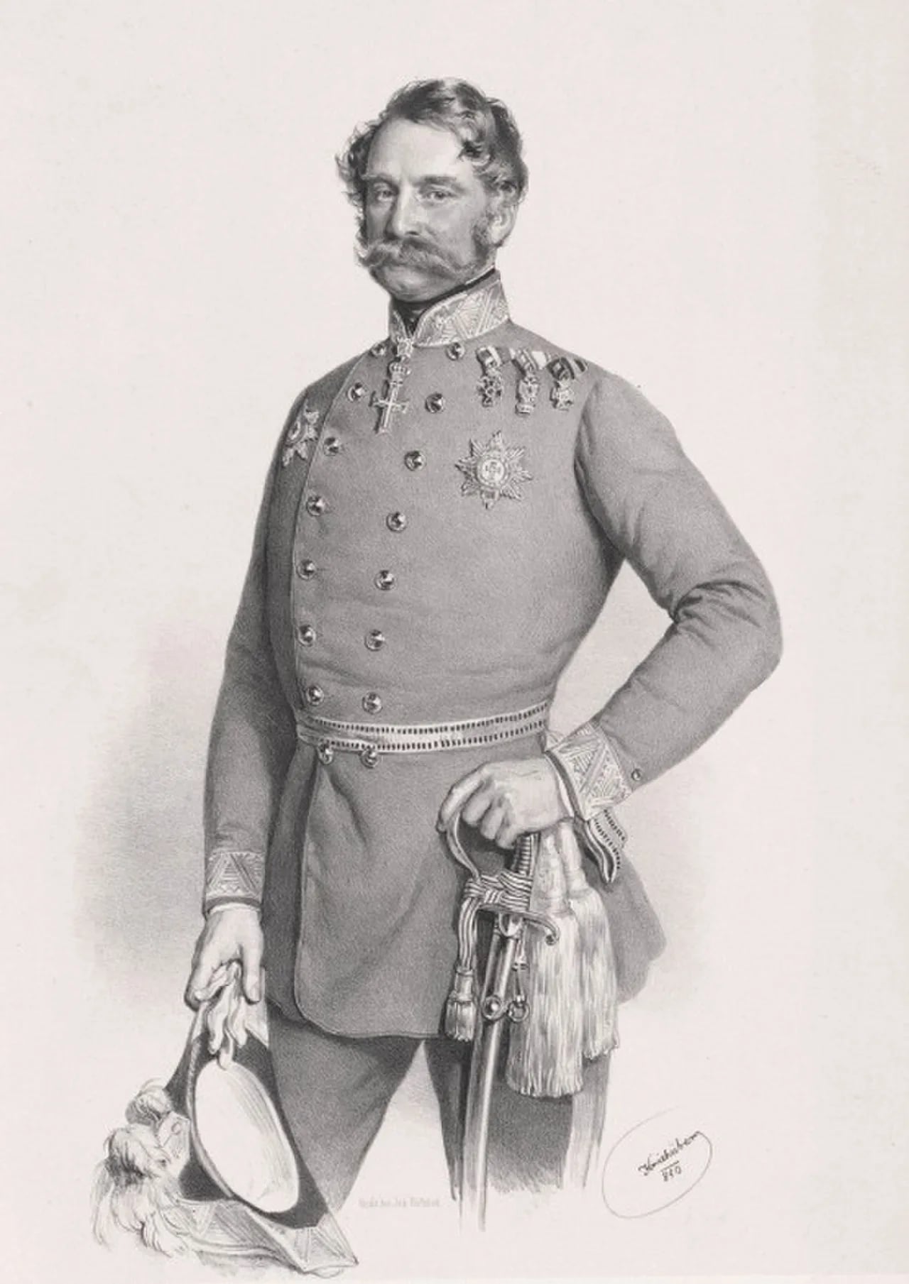 Portrait of Karl von Thun und Hohenstein (1803–1876) – memorial page