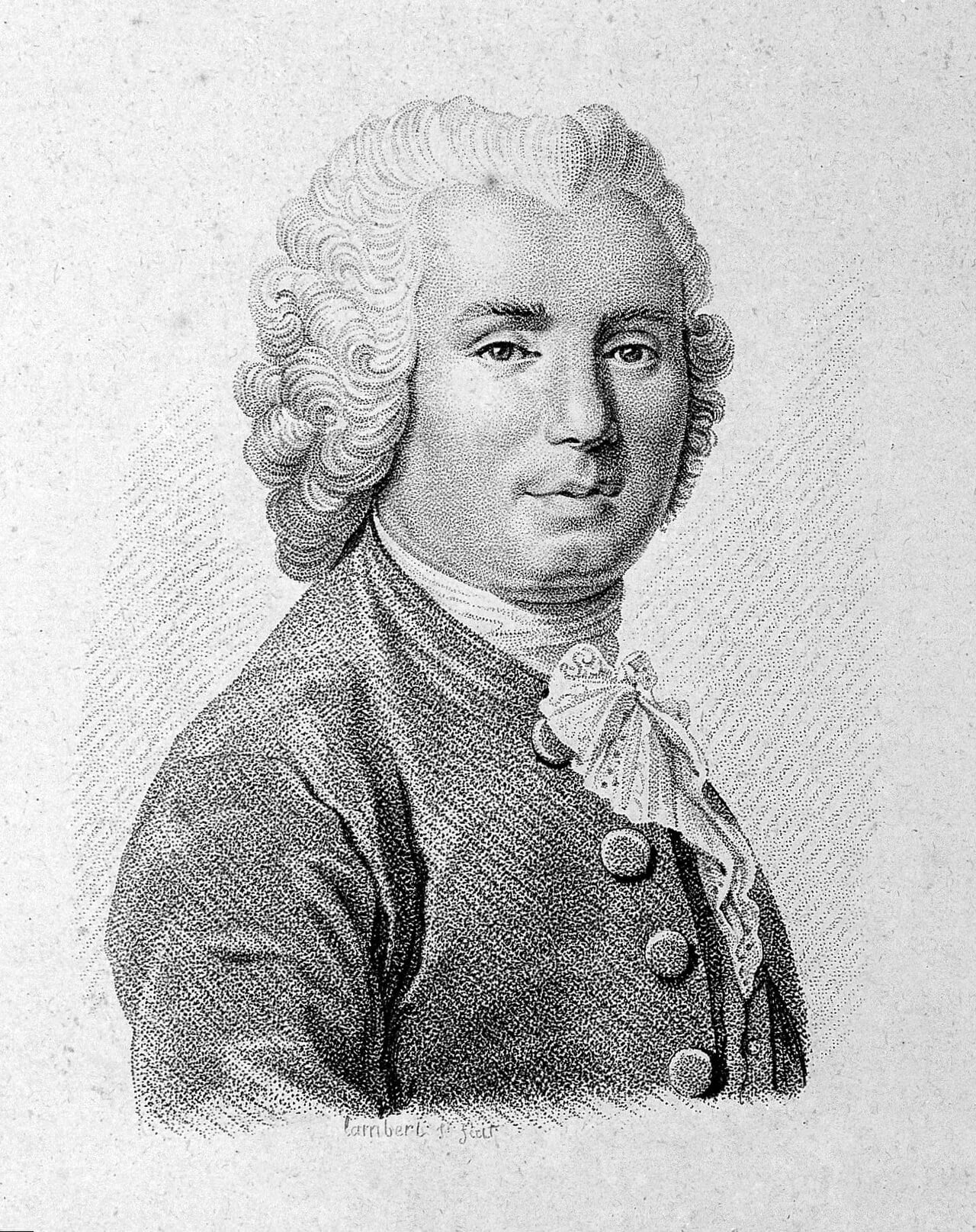 Porträt von Théophile de Bordeu (1722–1776) – Gedenkseite