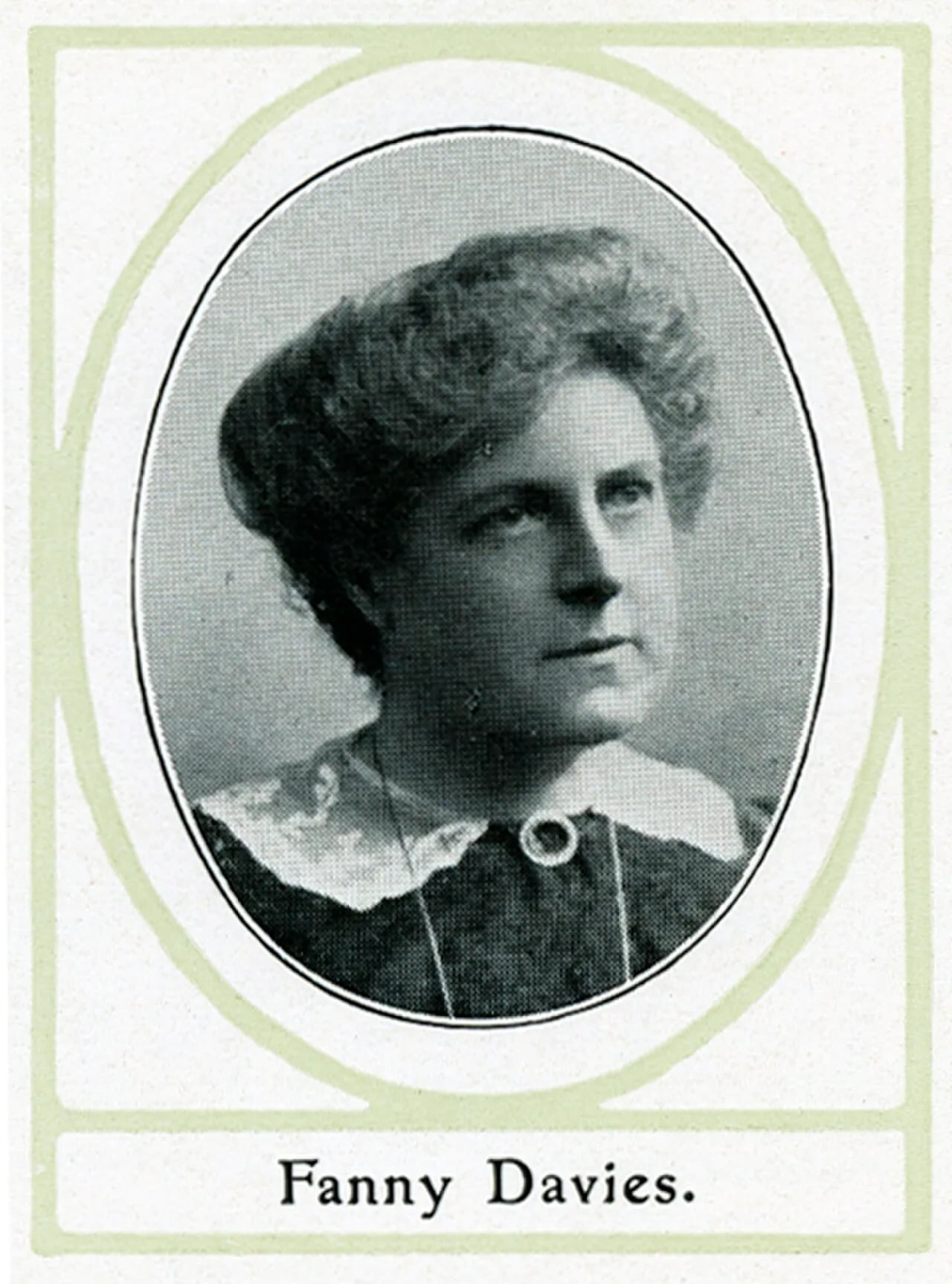 Porträt von Fanny Davies (1861–1934) – Gedenkseite