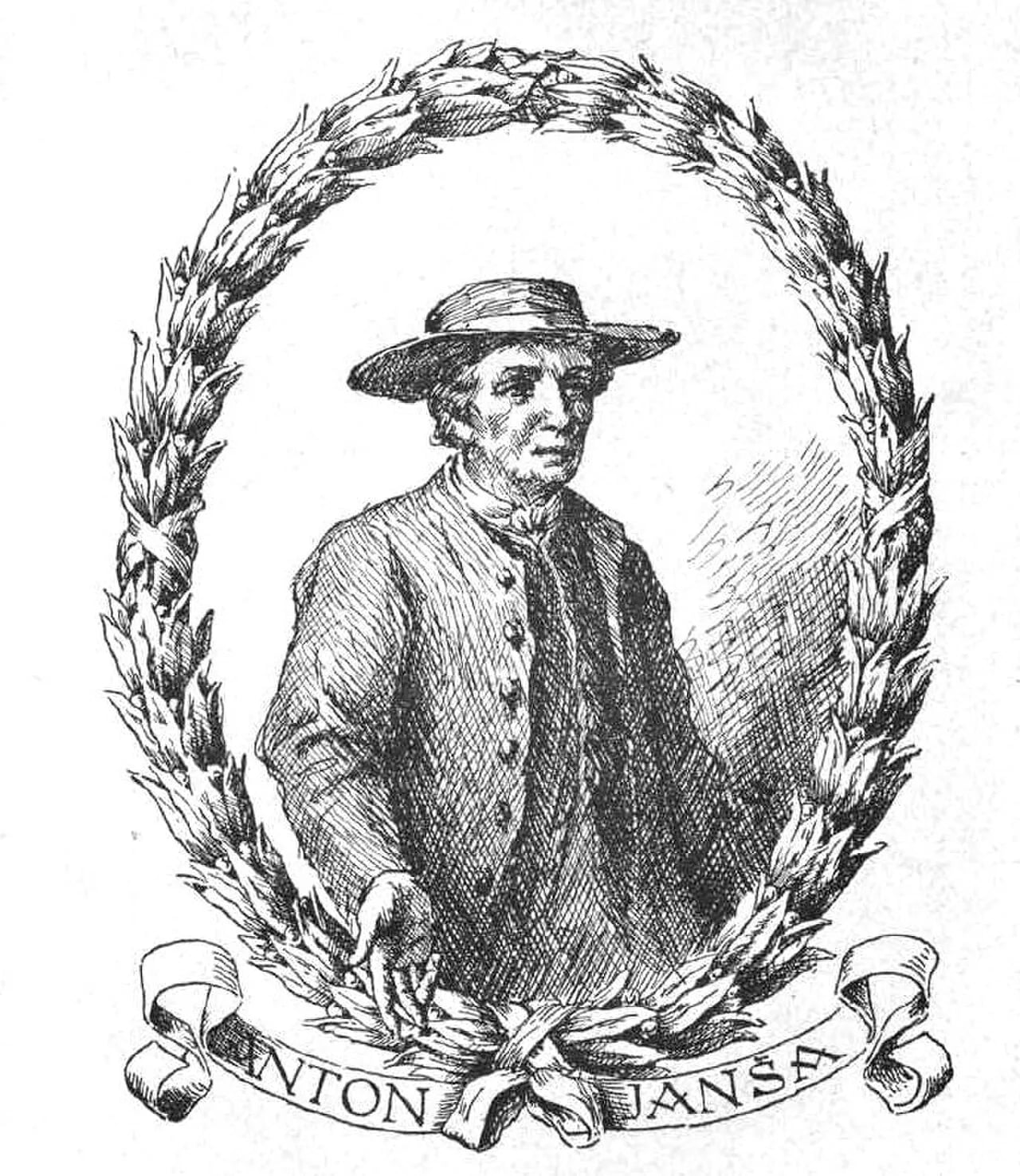 Porträt von Anton Janscha (1734–1773) – Gedenkseite