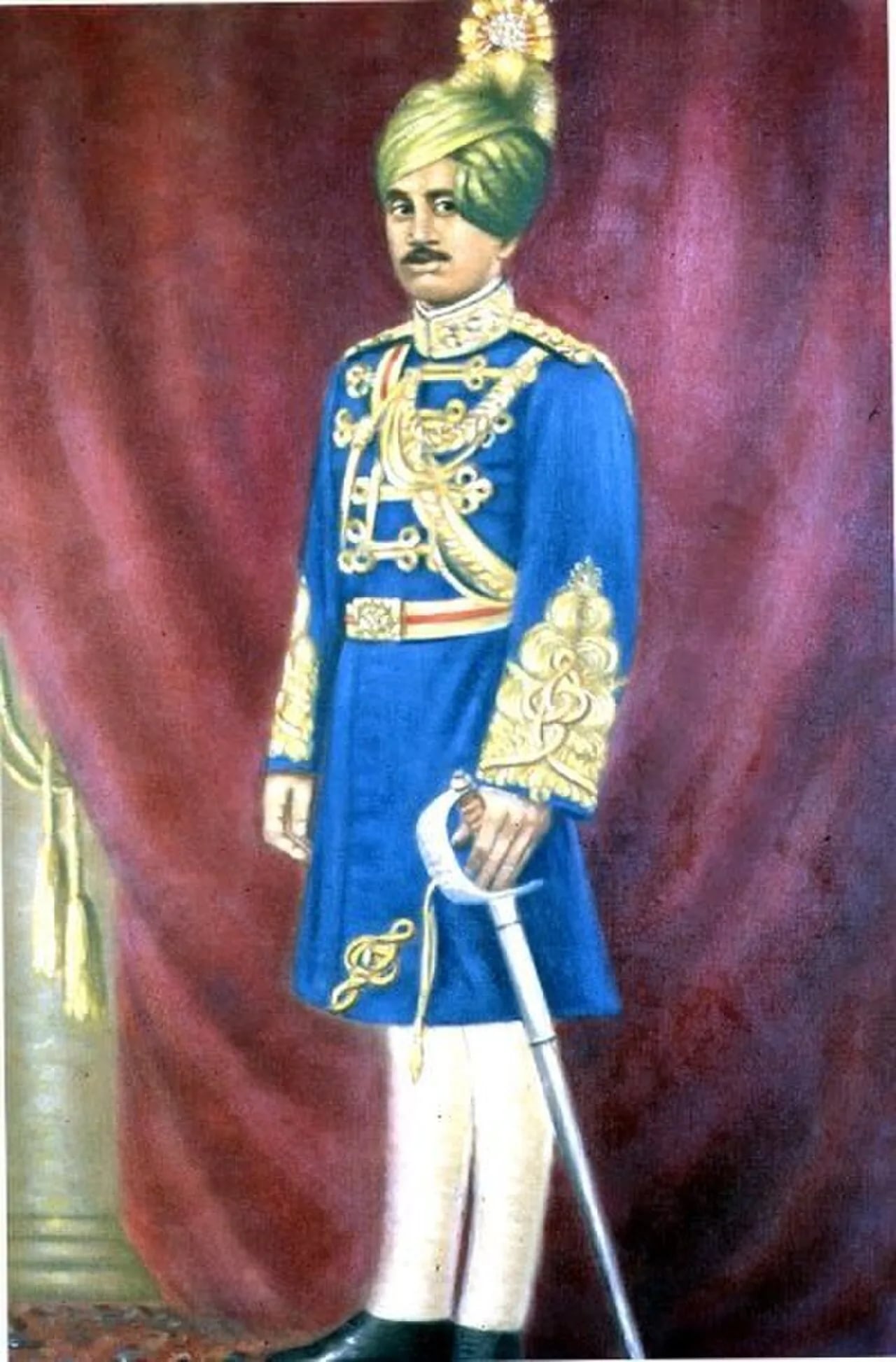 Porträt von Fateh Naseeb Khan (1890–1936) – Gedenkseite