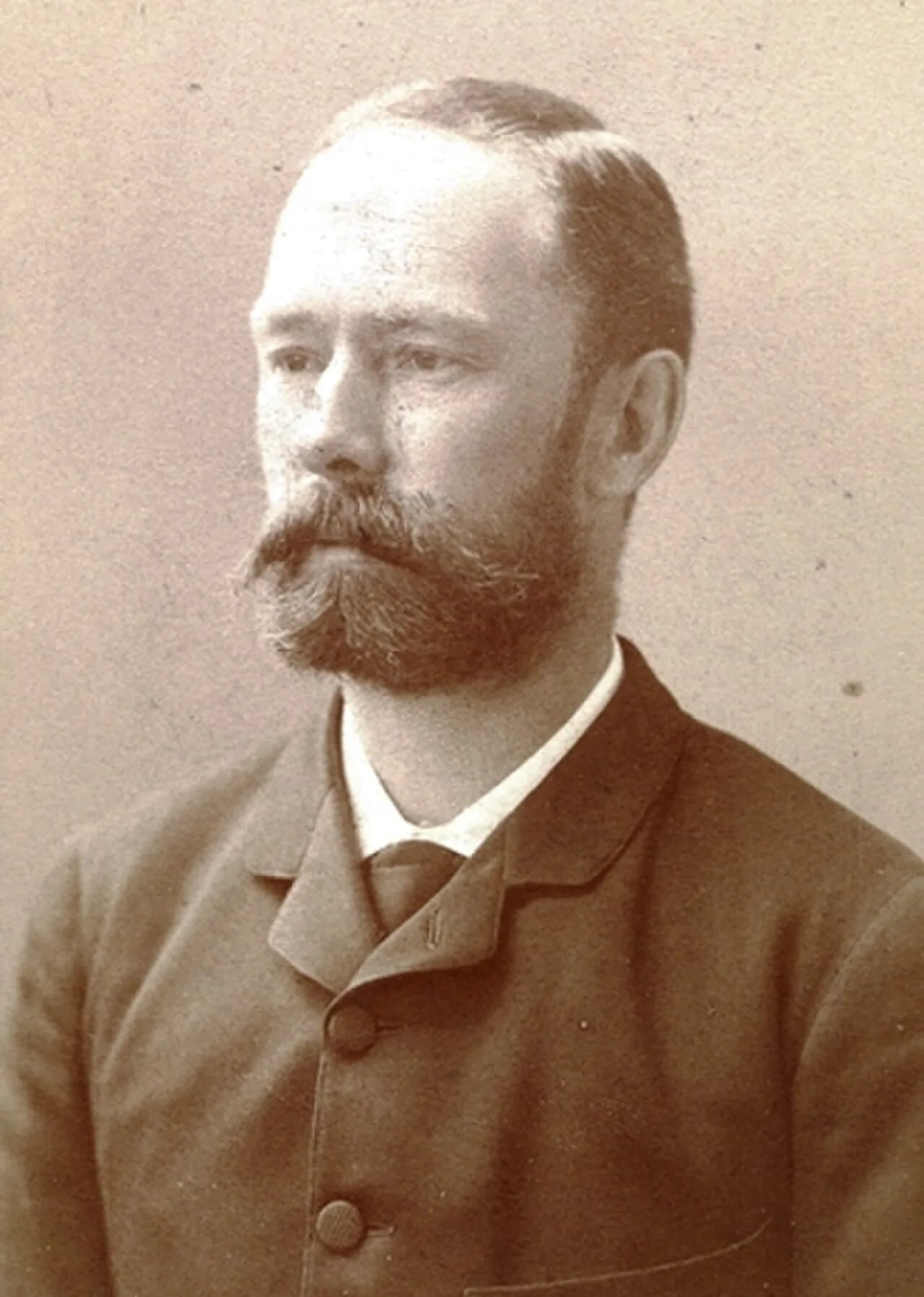 Porträt von Ferdinand Julian Egeberg (1842–1921) – Gedenkseite